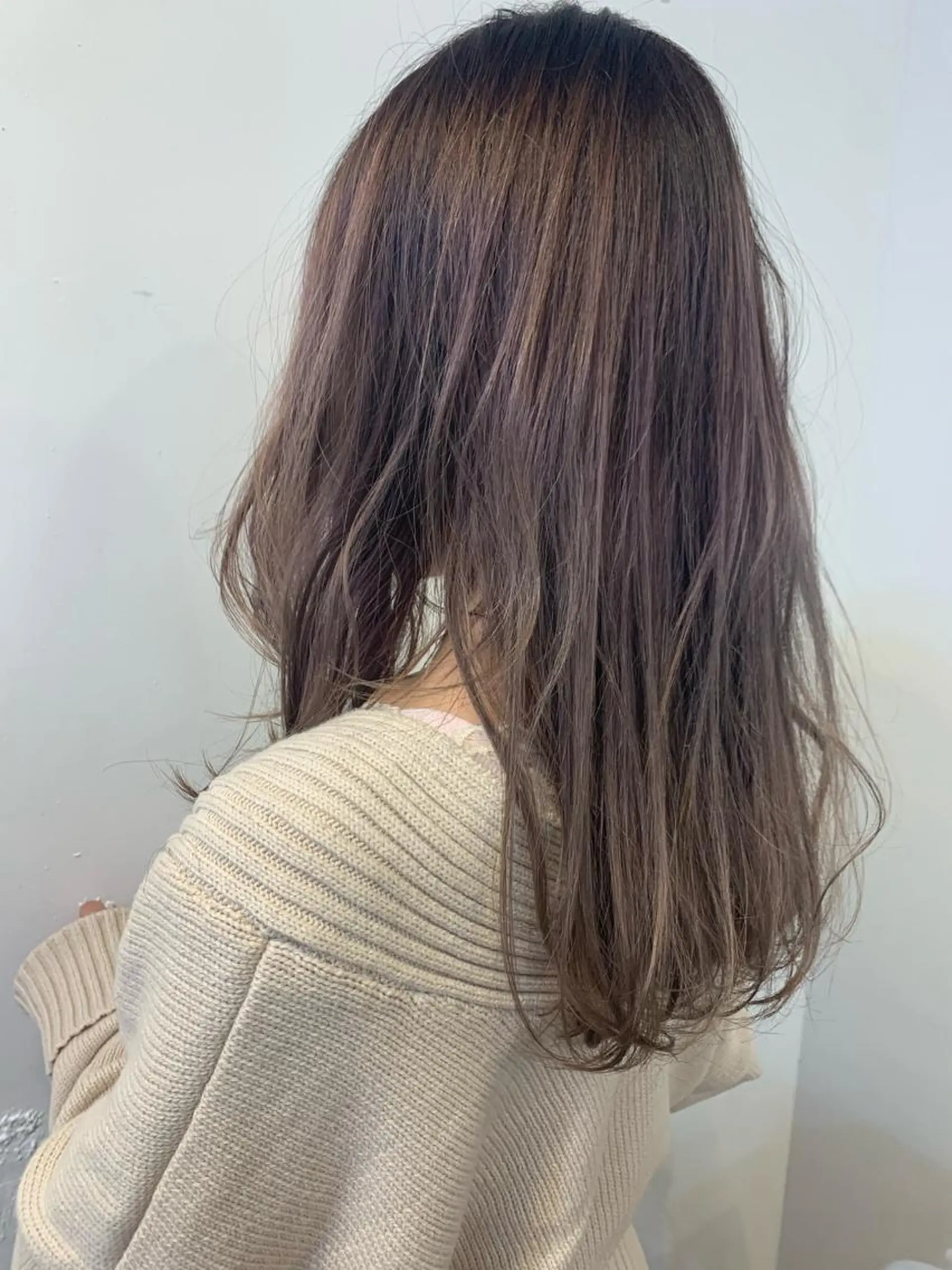 セミロング レイヤーカット 中園 祥吾のヘアスタイル