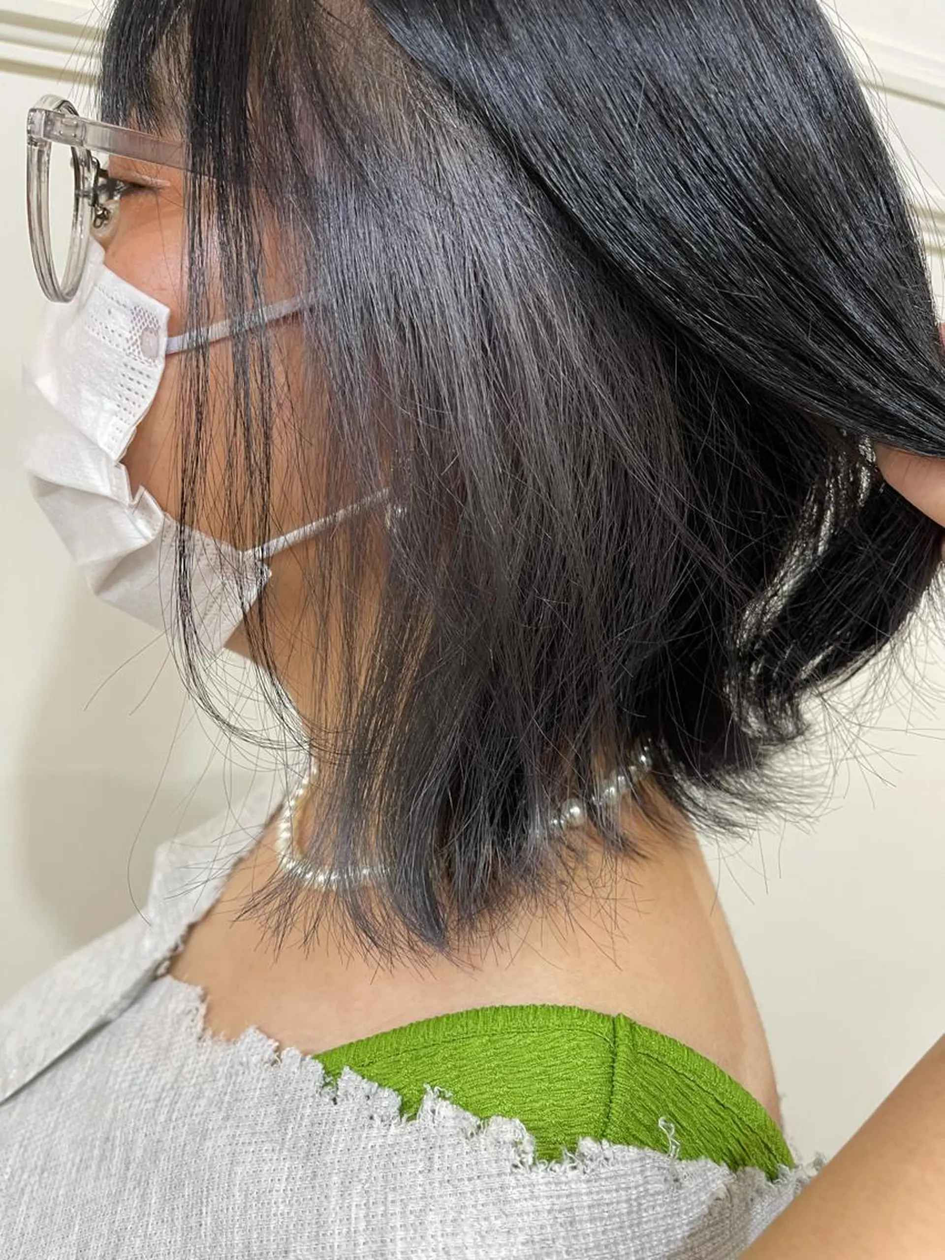 ミディアム 顔まわりレイヤー/ bob及川亜沙美のヘアスタイル