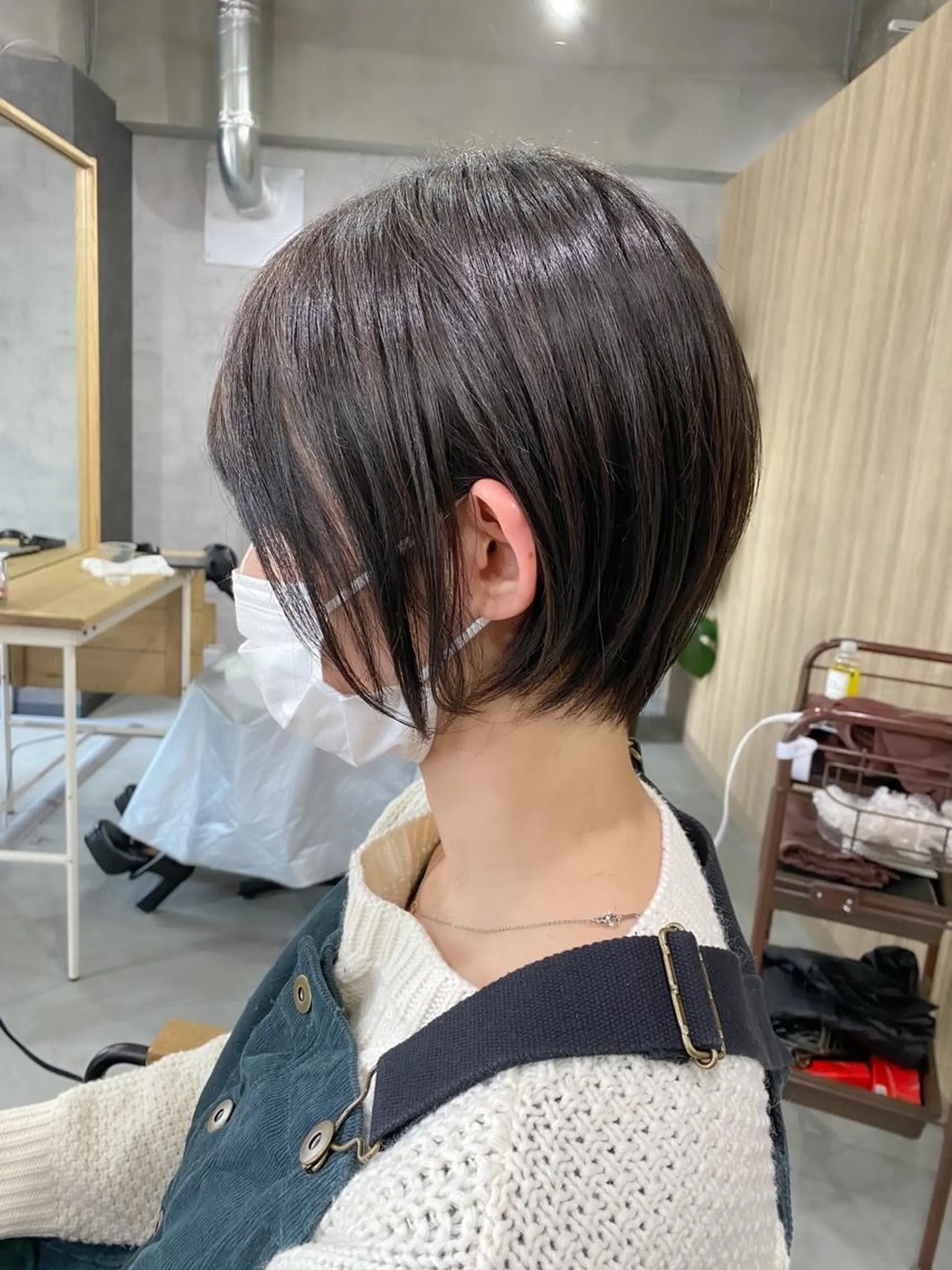 ショート パーマ カット 縮毛矯正 ボブ　ショート 特化 迫田紘史のヘアスタイル