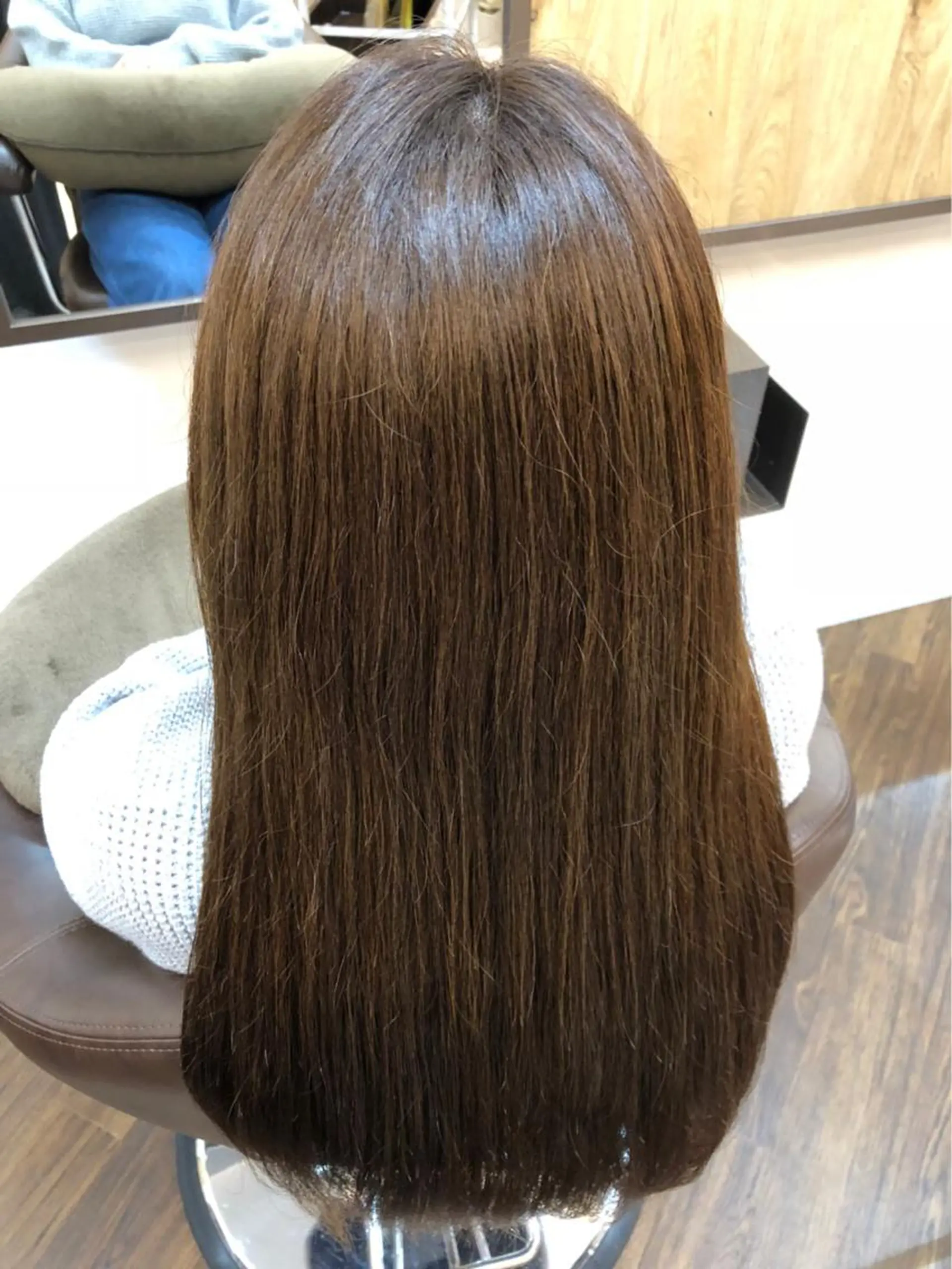 ロング カラー アッシュ apsee所属・杉本 らなのヘアスタイル