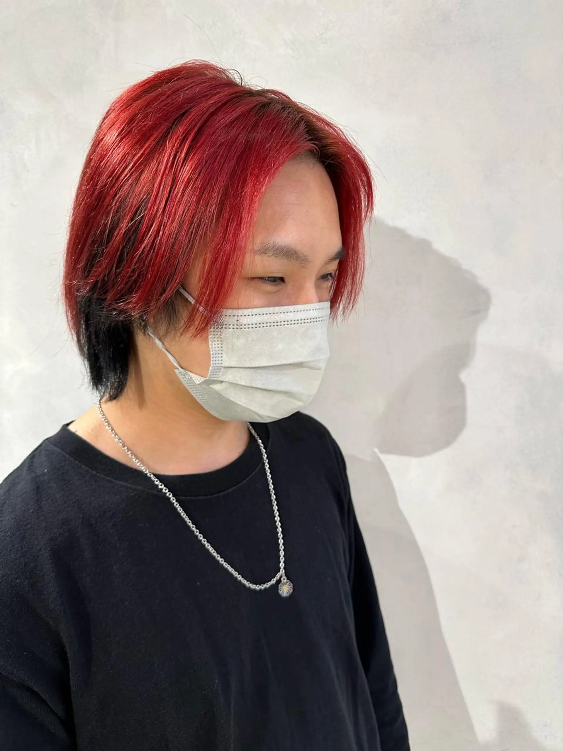 カラー メンズ カット ヘアカラー トリートメント 渋谷レイヤーカット/ 暖色艶カラー🩵高橋のヘアスタイル