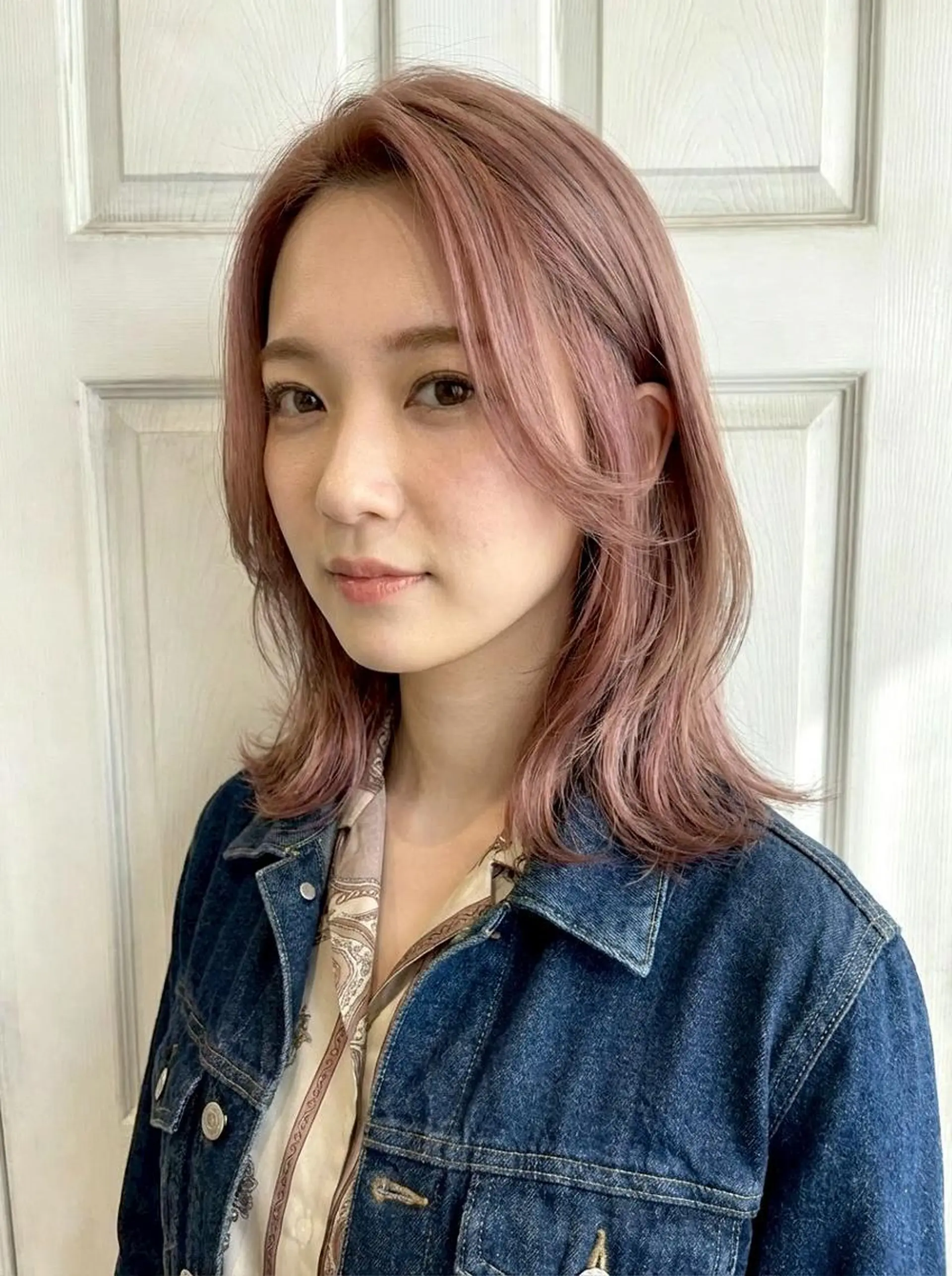 ミディアム ボブ くびれヘア 顔周りカット 髪質改善 韓国風ヘア Aroma hair 🌙tanakaのヘアスタイル