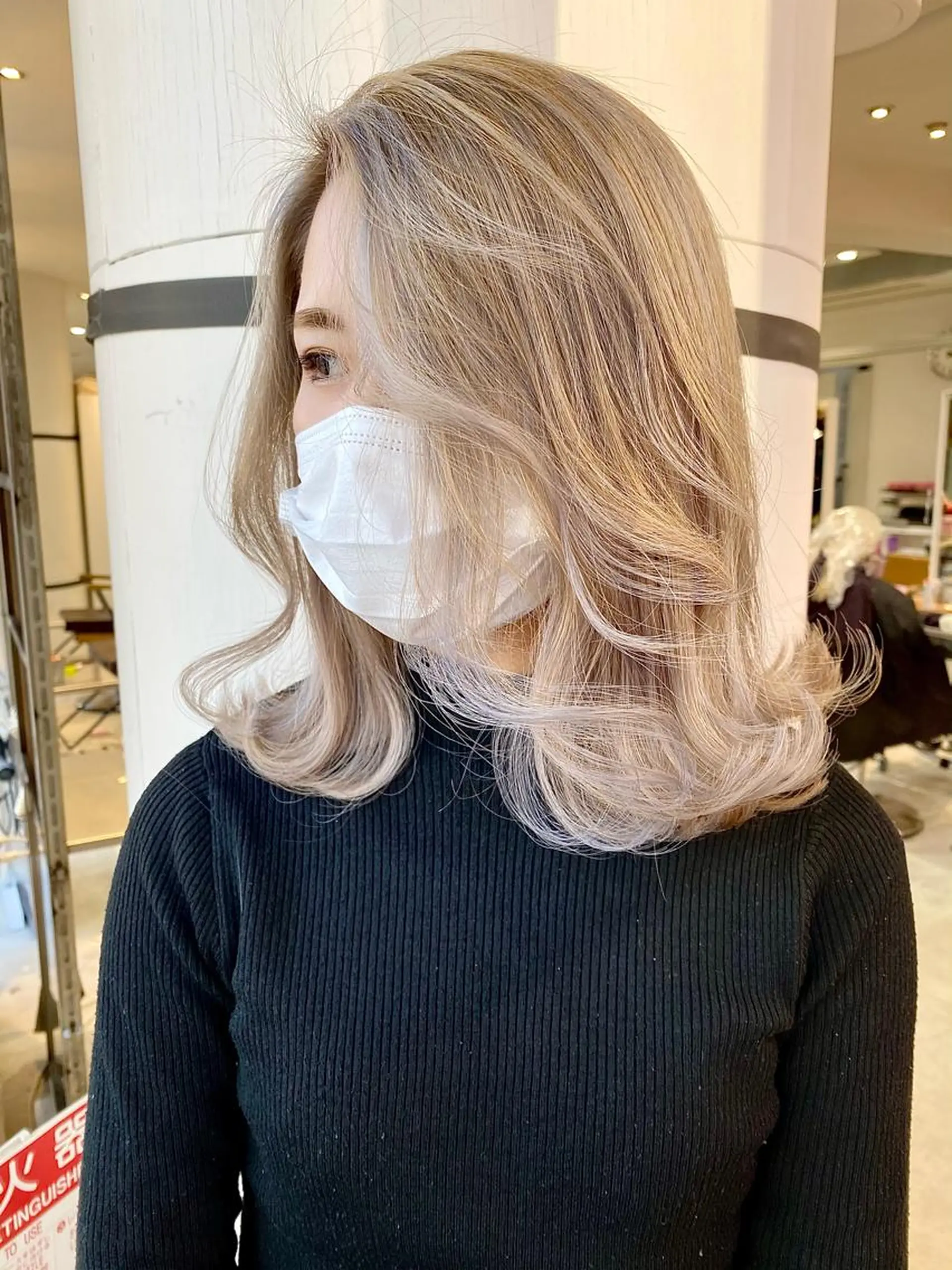 ミディアム カラー welring hair salonのヘアスタイル