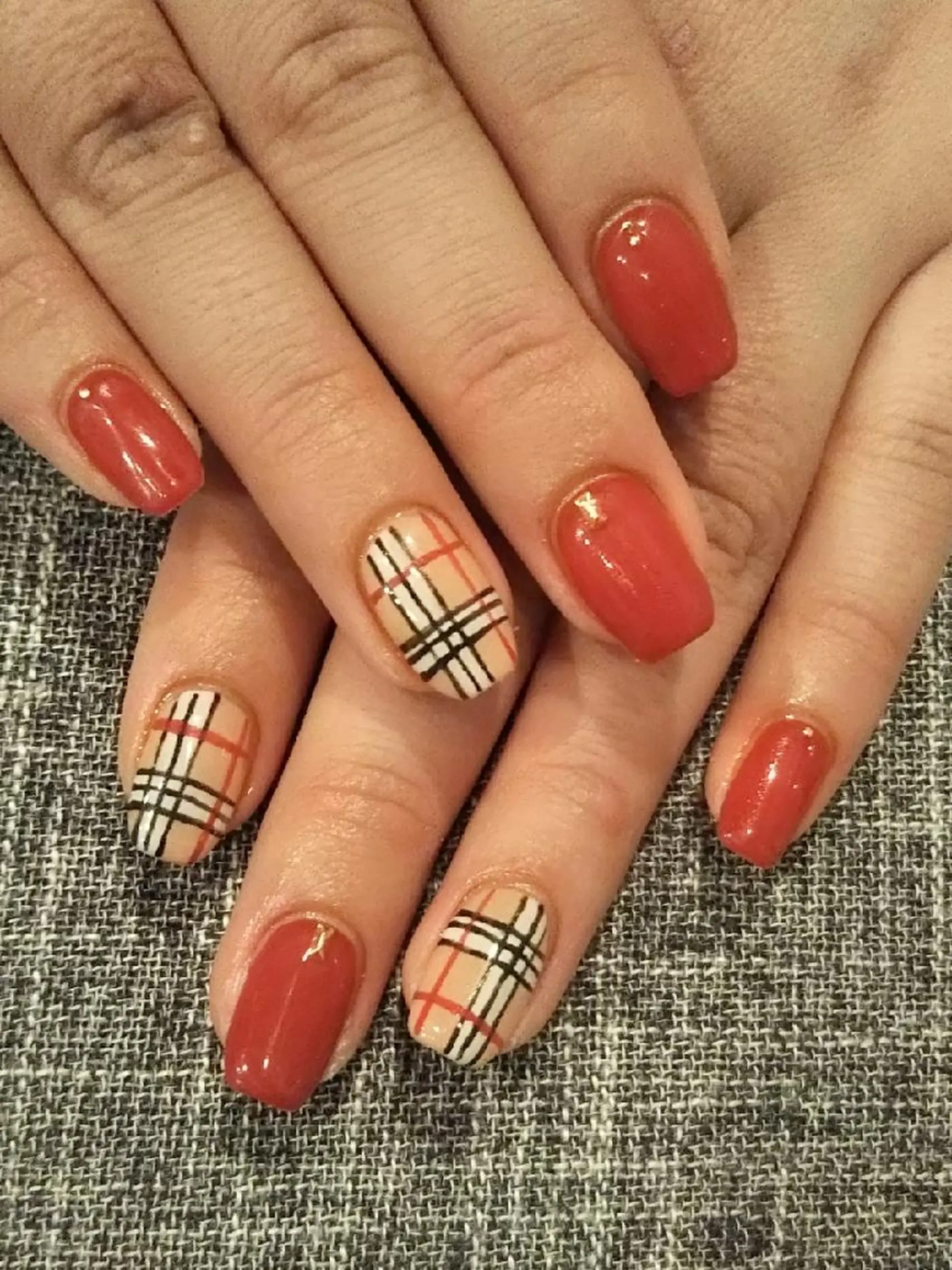 ネイル 赤色 ハンドネイル private salon mieのネイルデザイン