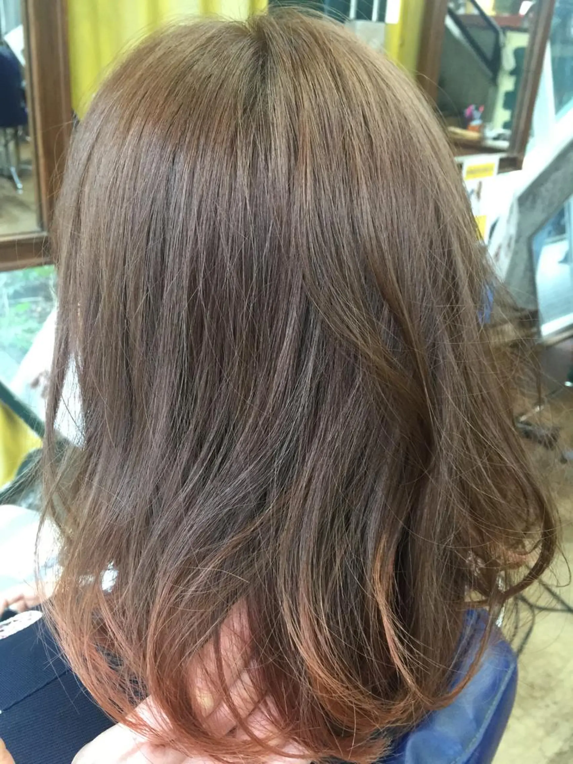 カラー グラデーションカラー 中村 海のヘアスタイル