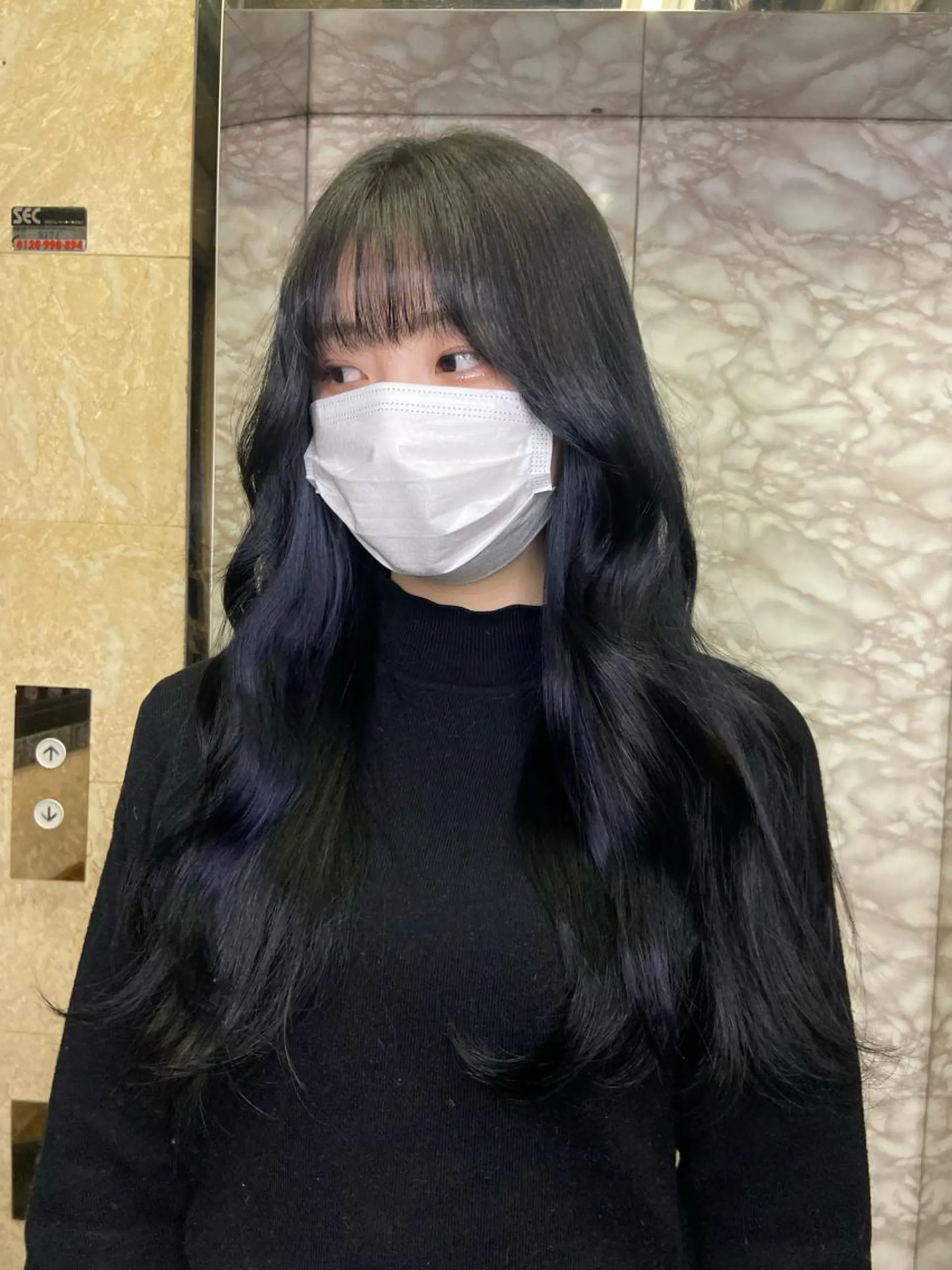 ロング ヘアカラー トリートメント ヘアセット 地毛風艶カラー🌿 喜多夏海のヘアスタイル