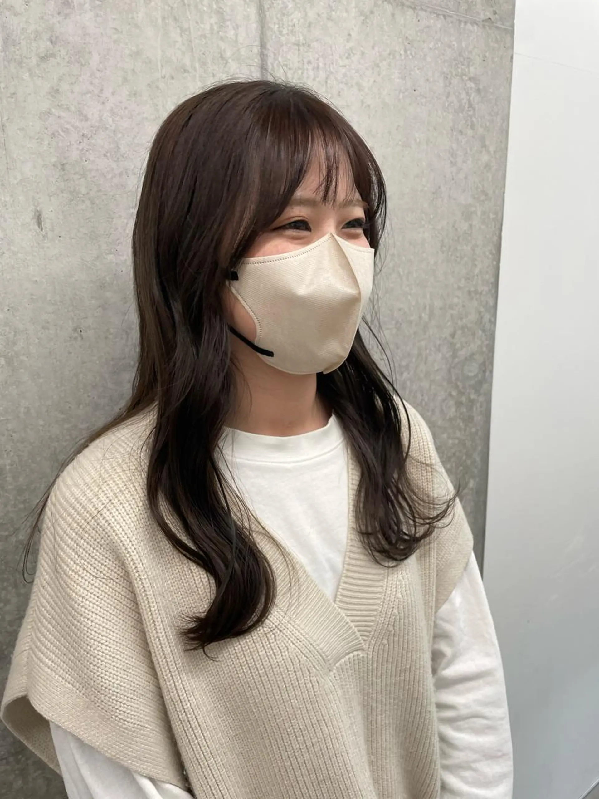 セミロング カラー ヘアカラー トリートメント yuika .のヘアスタイル