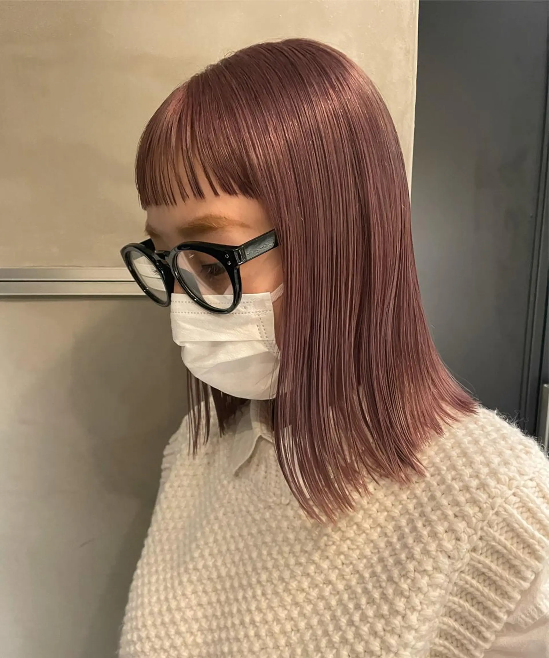 ミディアム カラー classic 新横浜所属・大人girly🛋️ 🤍yukakoのヘアスタイル