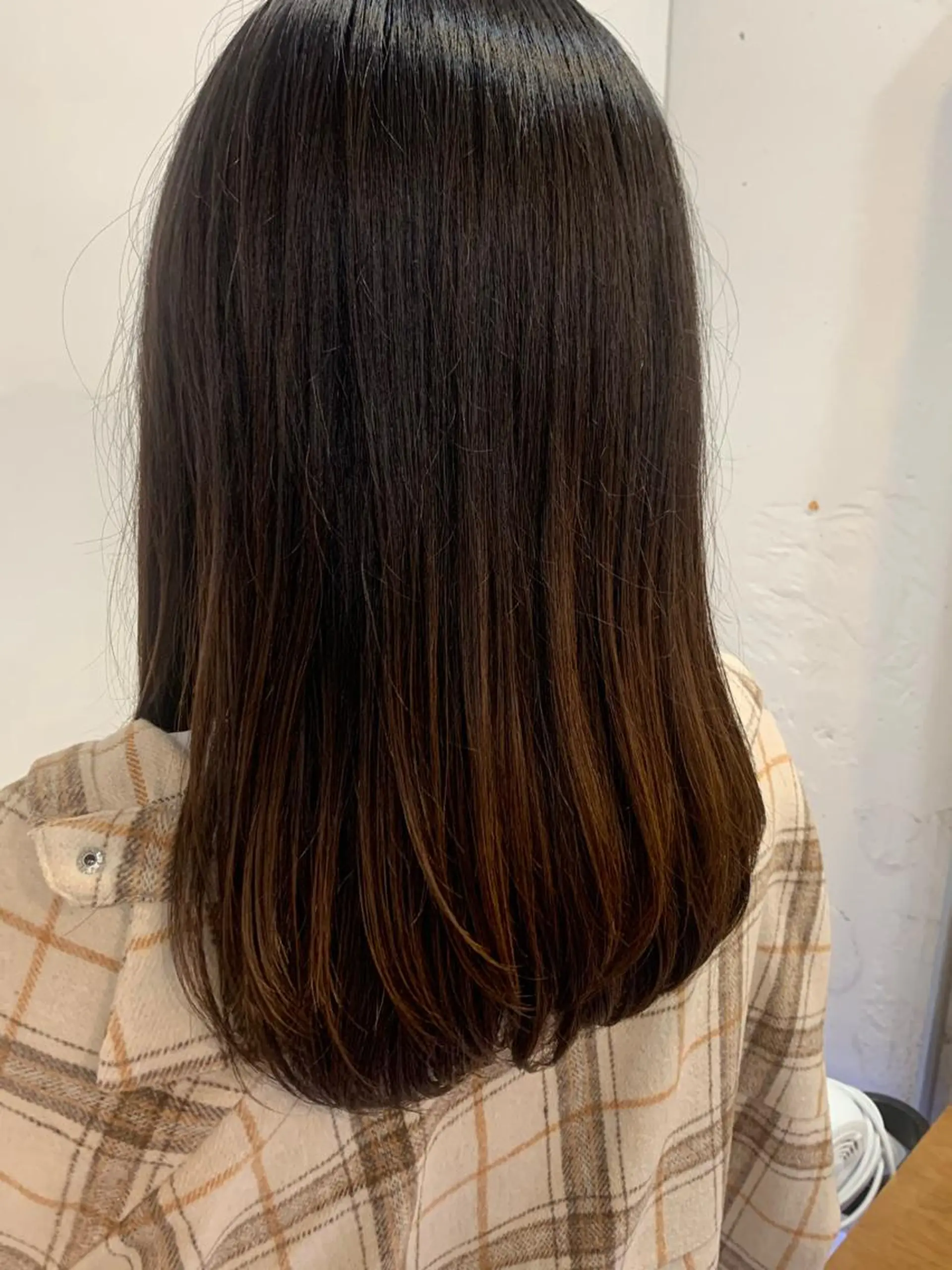 セミロング トリートメント ♱地雷カラー♱ウルフ ♱ 藍衣 ♱のヘアスタイル