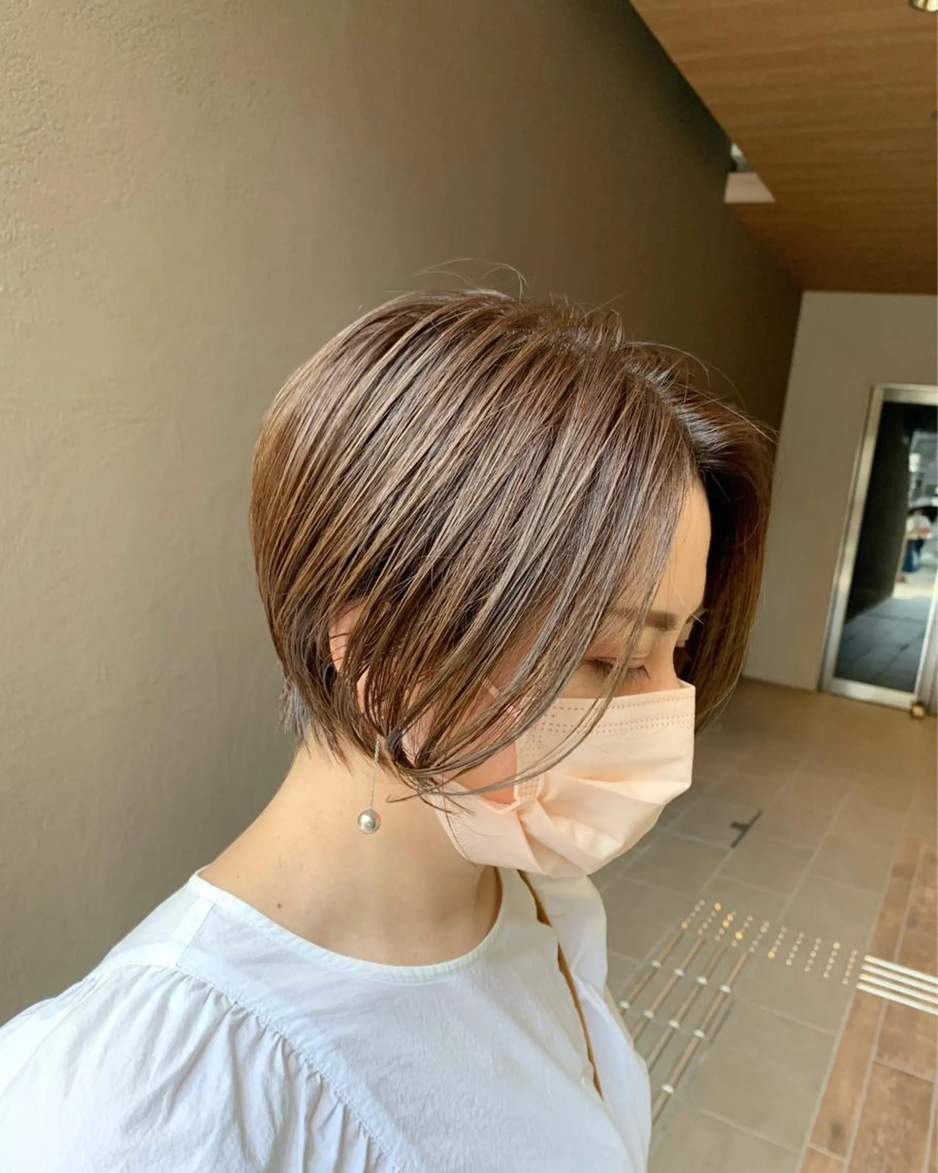 ショート 畑中 香穂のヘアスタイル