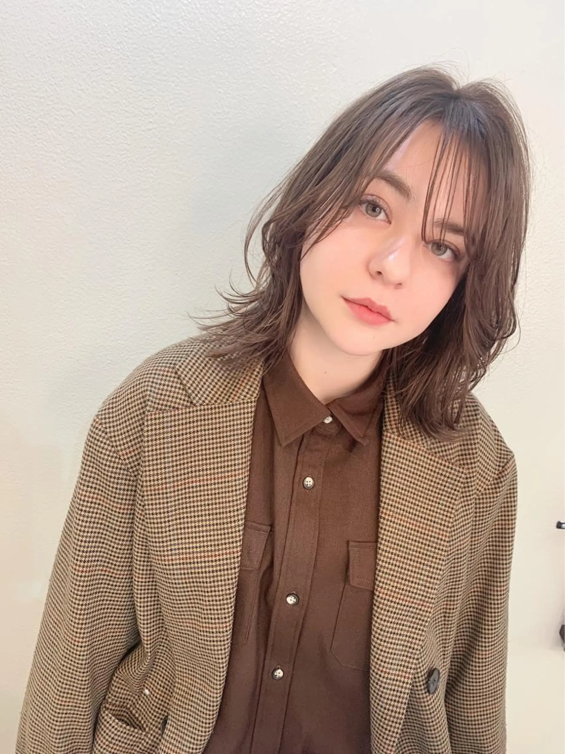 ミディアム カラー 髪質改善☆ 縮毛矯正miyuのヘアスタイル