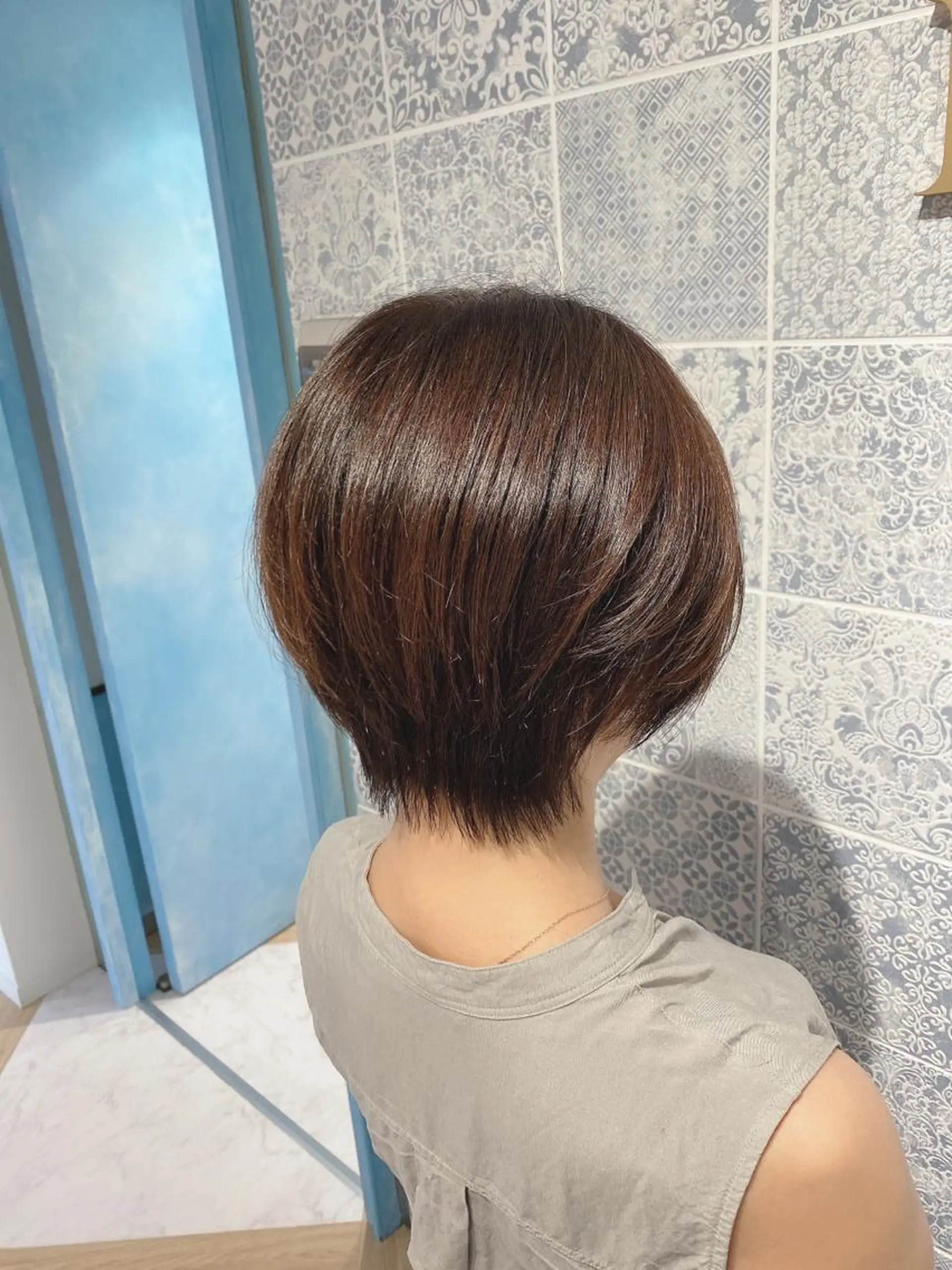 ショート カット ヘアカラー トリートメント lond strada所属・🌟モテ髪ショート 🌟店長 津賀涼のヘアスタイル