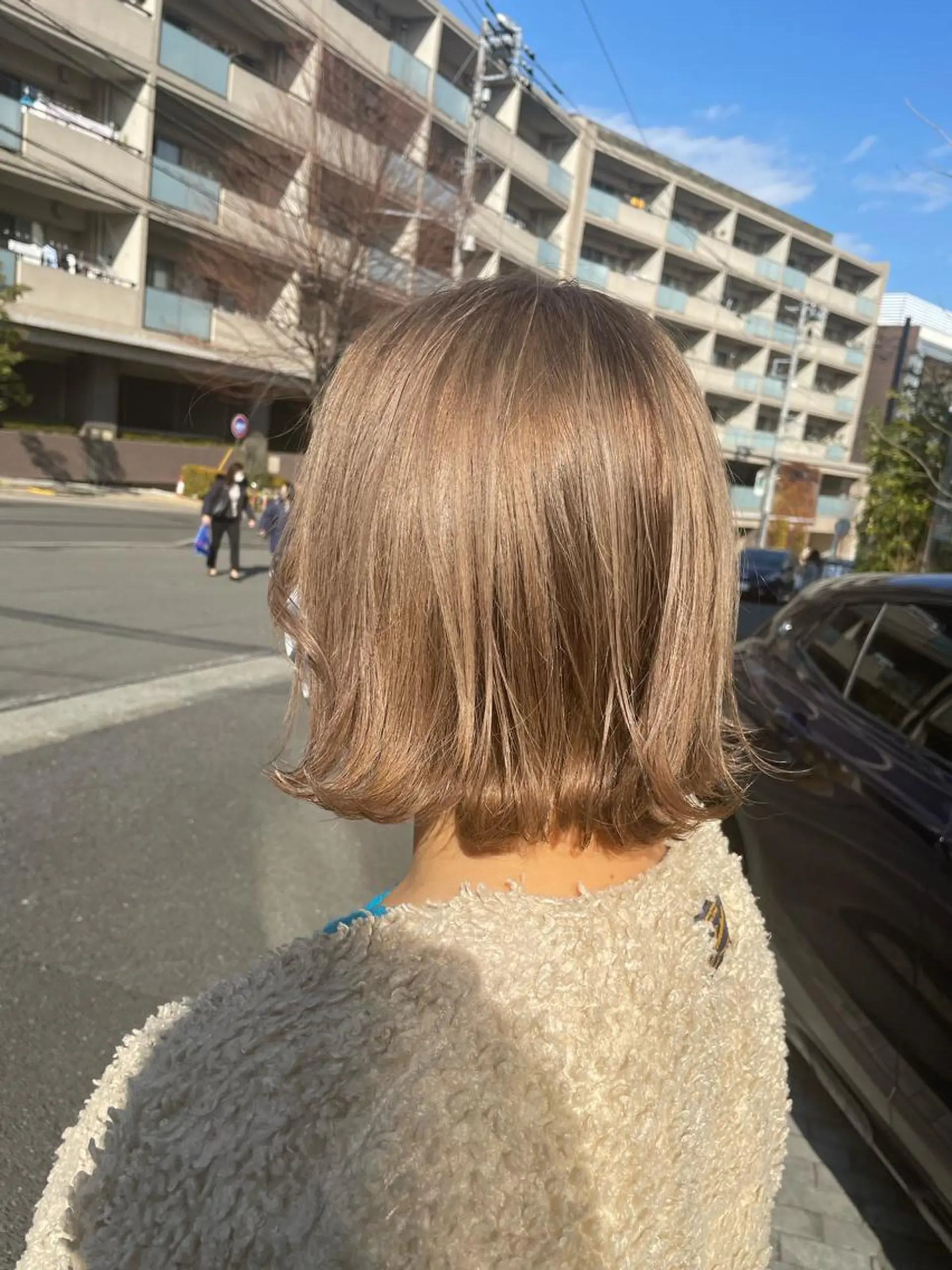 セミロング カラー ヘアアレンジ ベージュカラー ブリーチ 透明感カラー ダブルカラー インナーカラー 川崎のカラー職人🥣 kentaのヘアスタイル