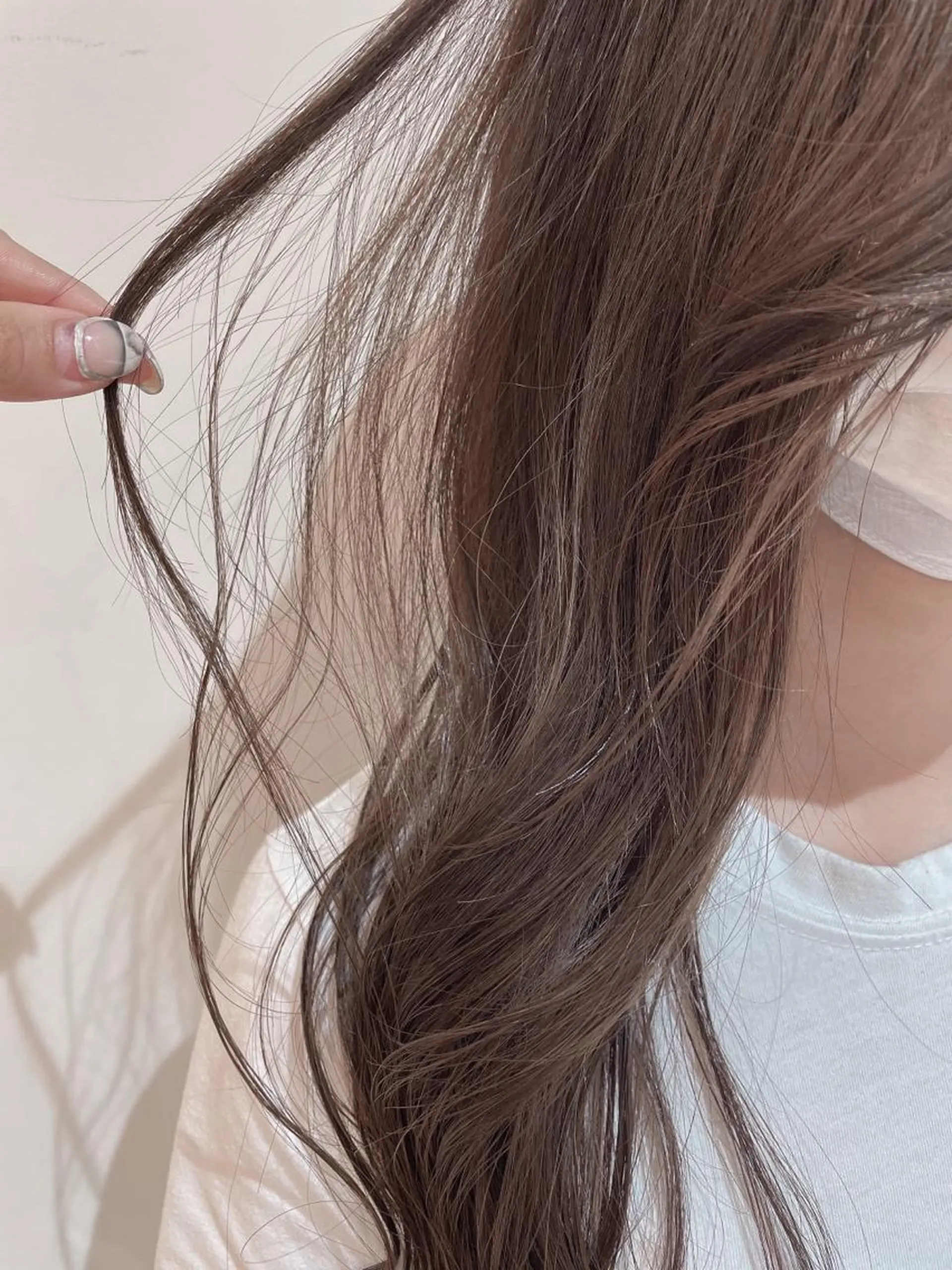 セミロング カラー グレージュ ハイライトカラー ハイライト カット ヘアカラー トリートメント 🦖鶴岡 香純🦖のヘアスタイル