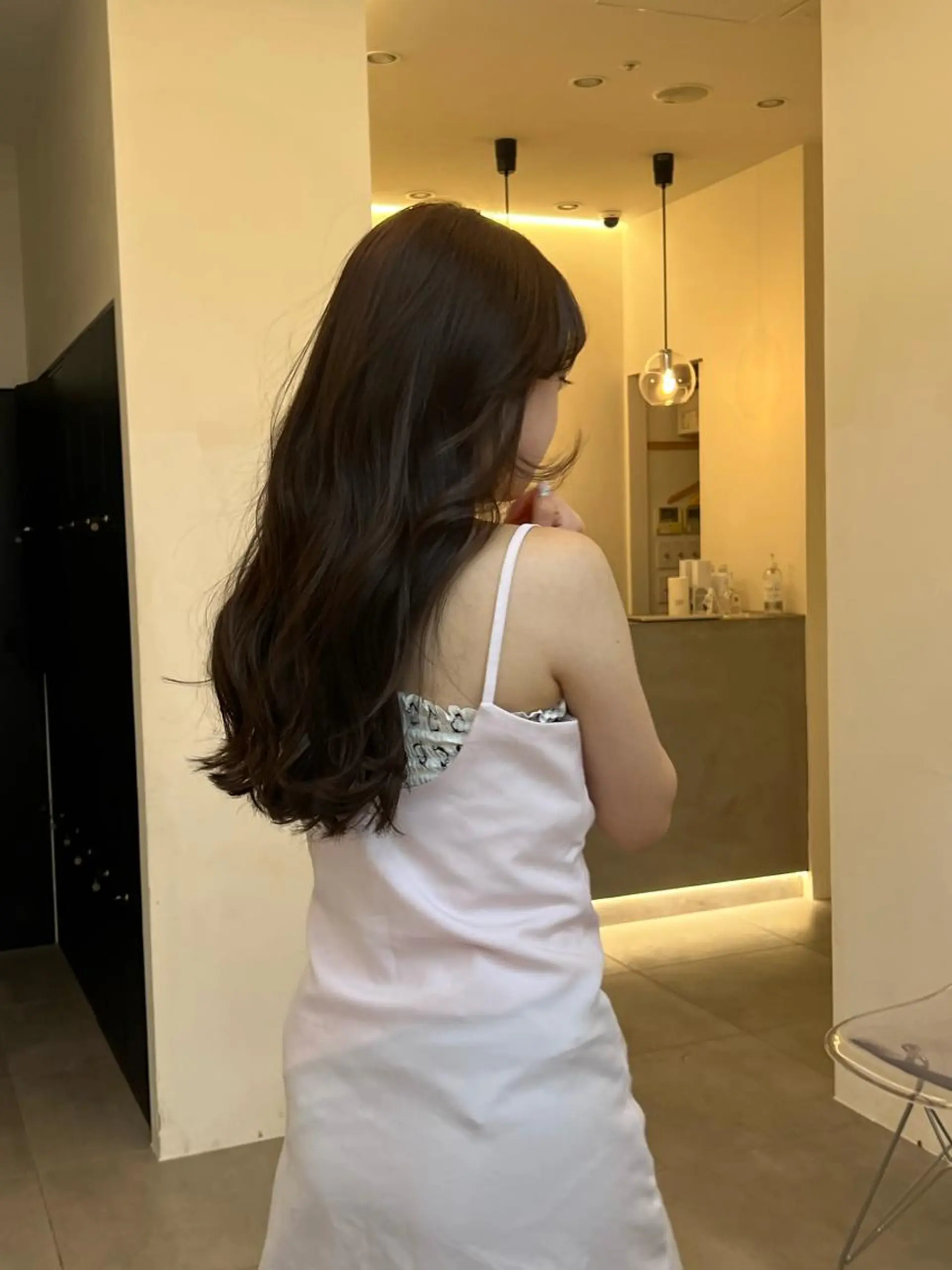 ロング カラー カット ヘアカラー kida nanaeのヘアスタイル