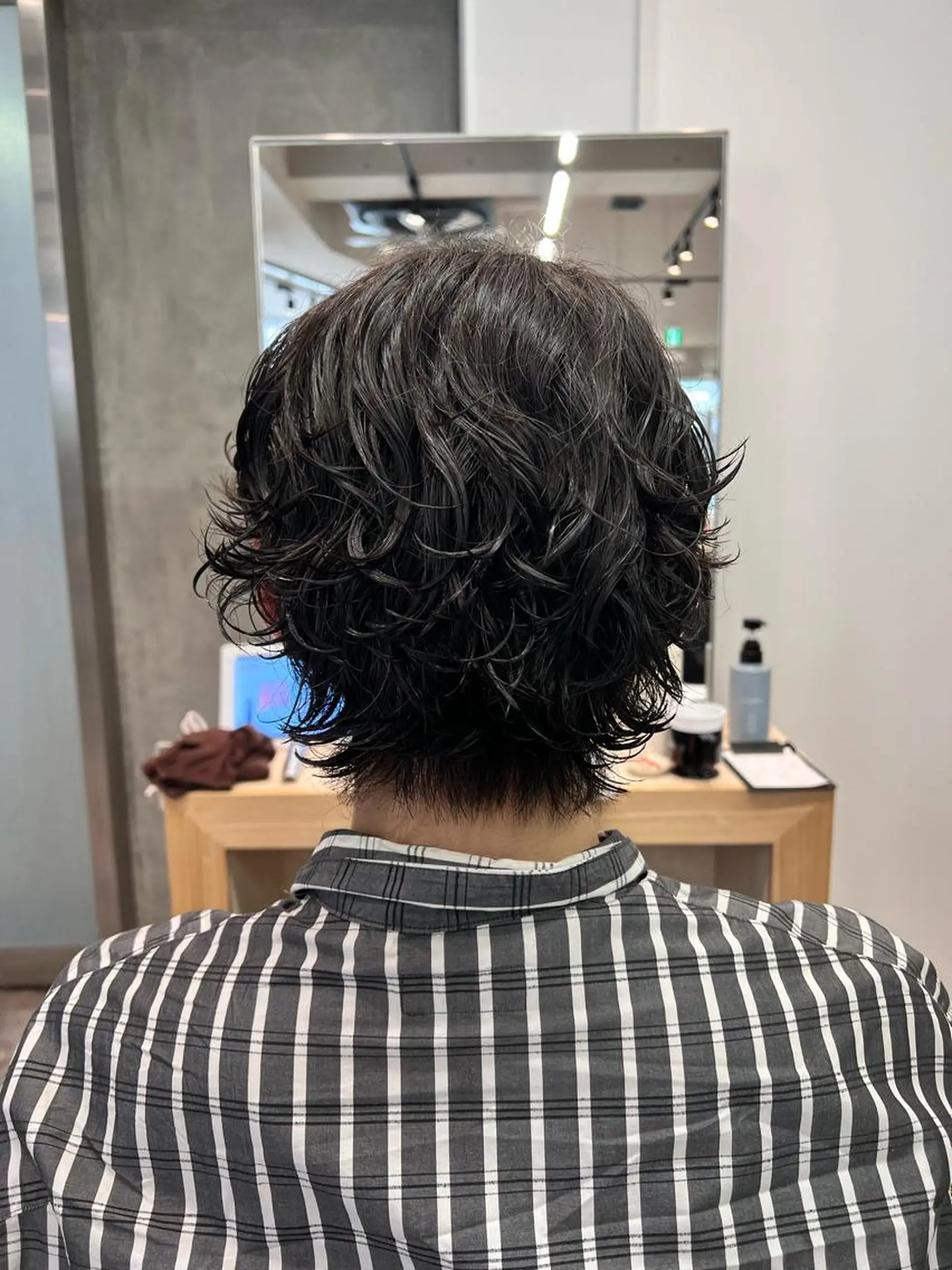 ショート パーマ メンズ 🌞レイヤー×カラー 前川那津美🌞のヘアスタイル