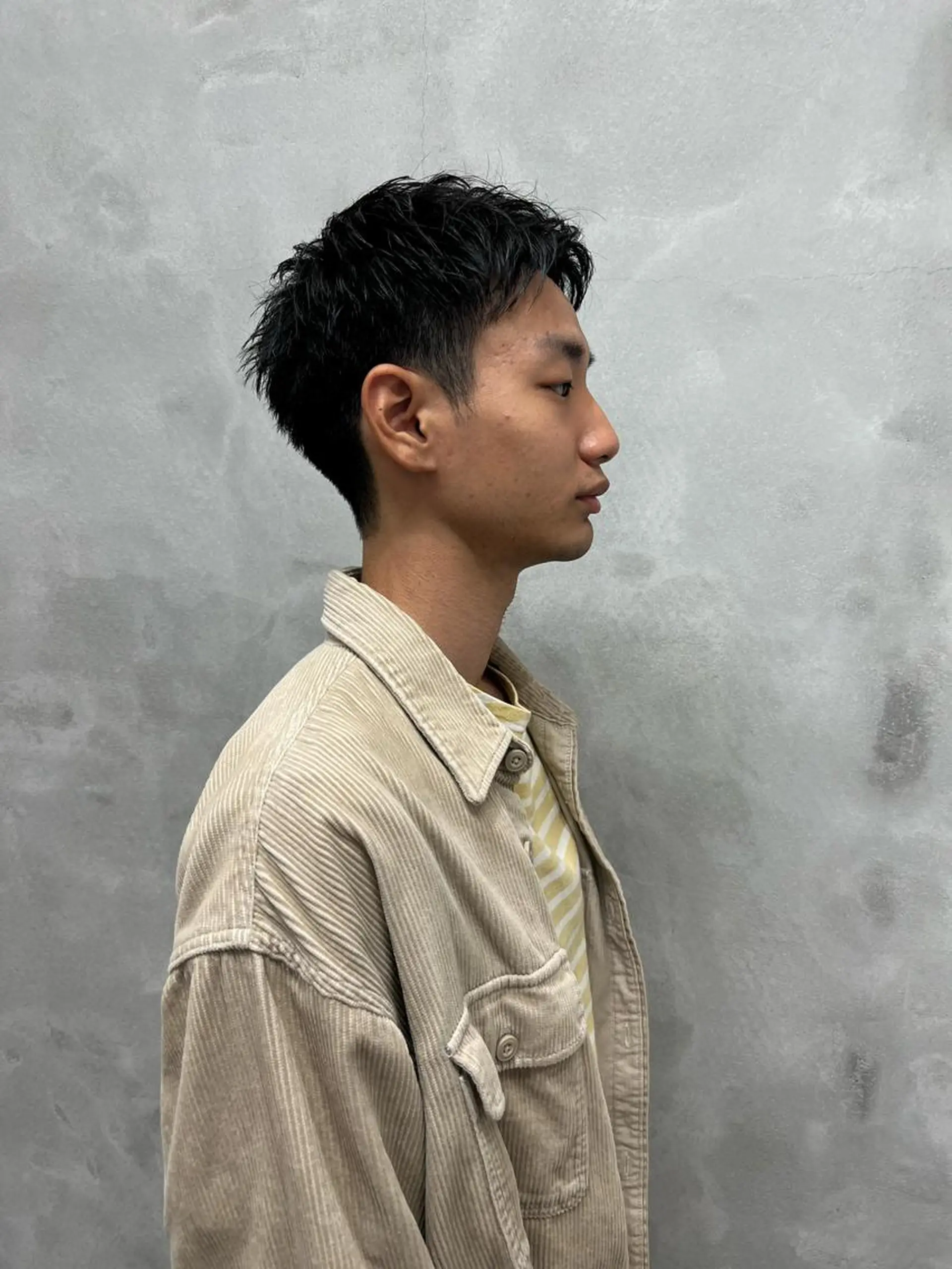 ショート メンズ スパイキーショート ショートヘア 村山 豪歩のヘアスタイル