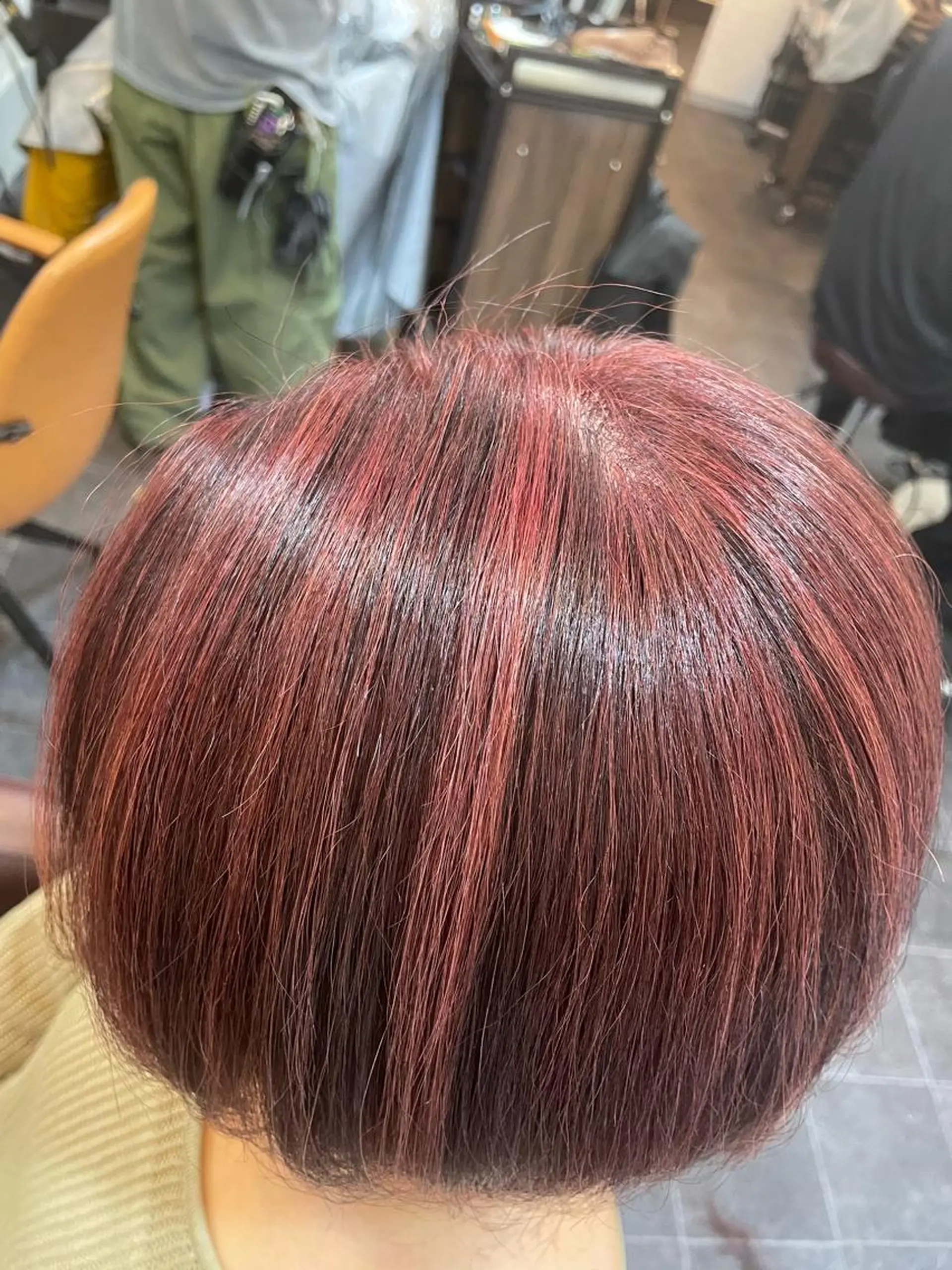 カラー ハイライトカラー ヘアカラー トリートメント 米本 匠のヘアスタイル