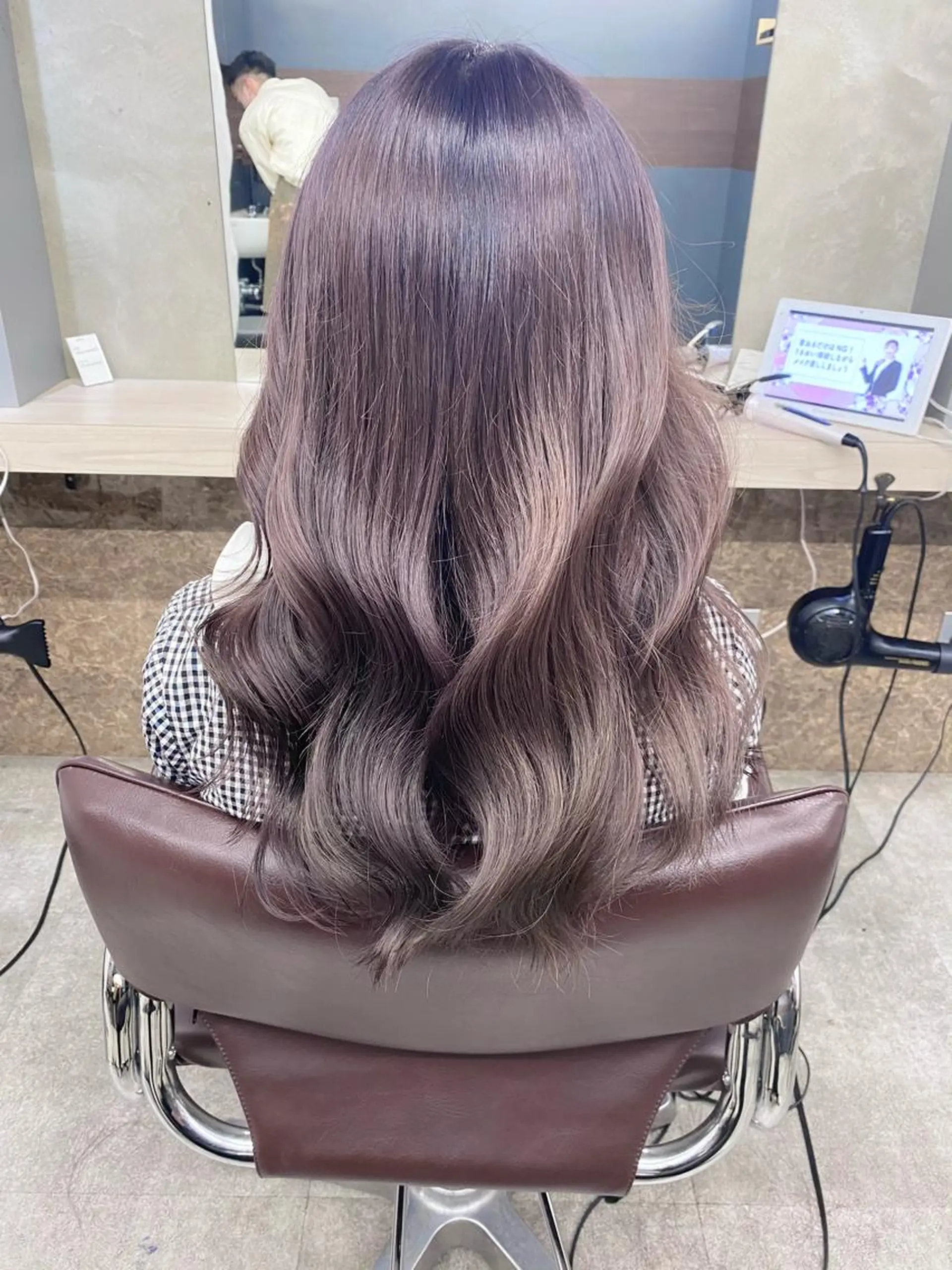 カラー カット ヘアカラー トリートメント 銀座/レイヤー /髪質改善/韓国ヘアのヘアスタイル