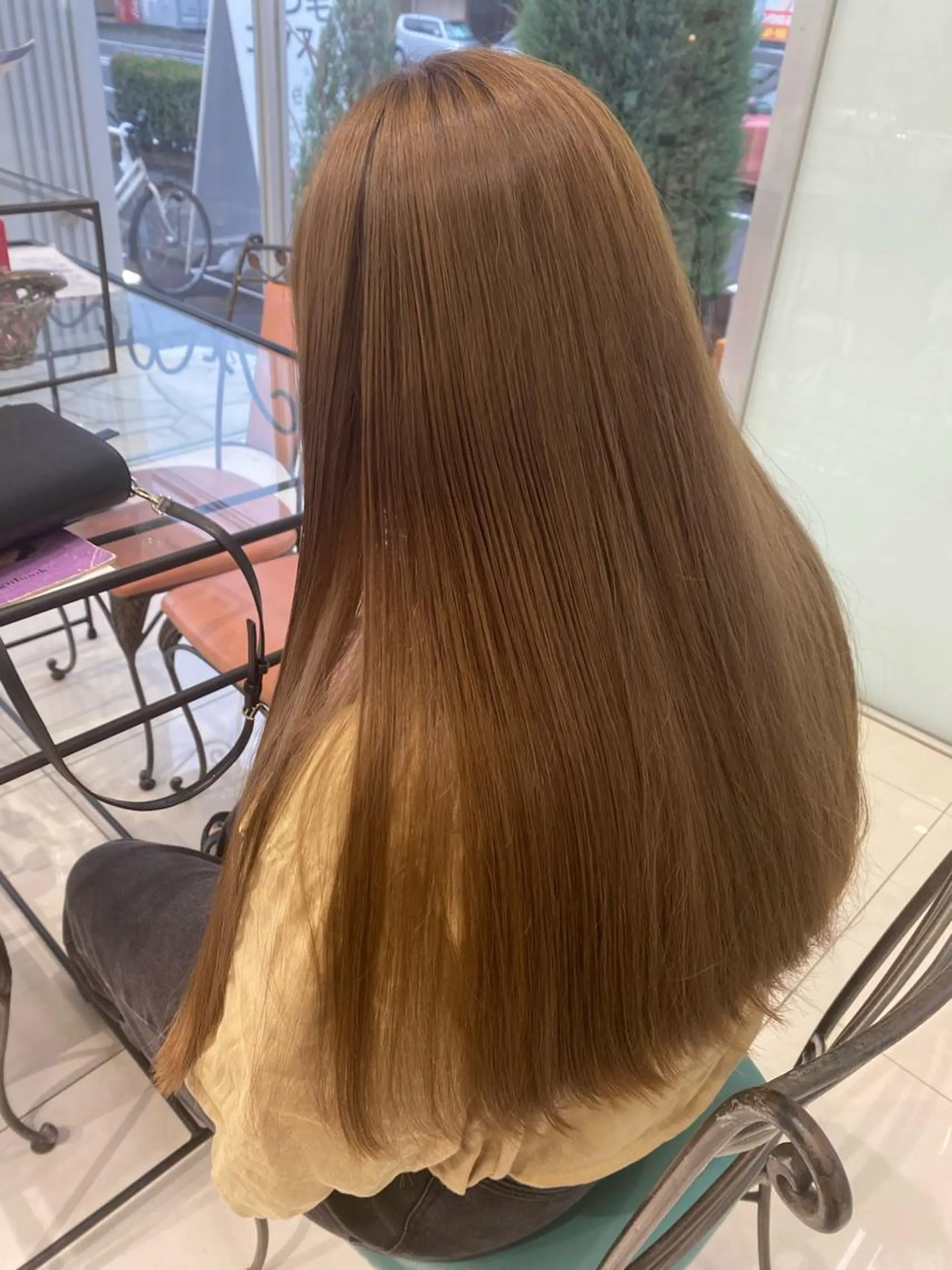 ロング カラー 髪質改善🫧ベージュ 椙山 響のヘアスタイル