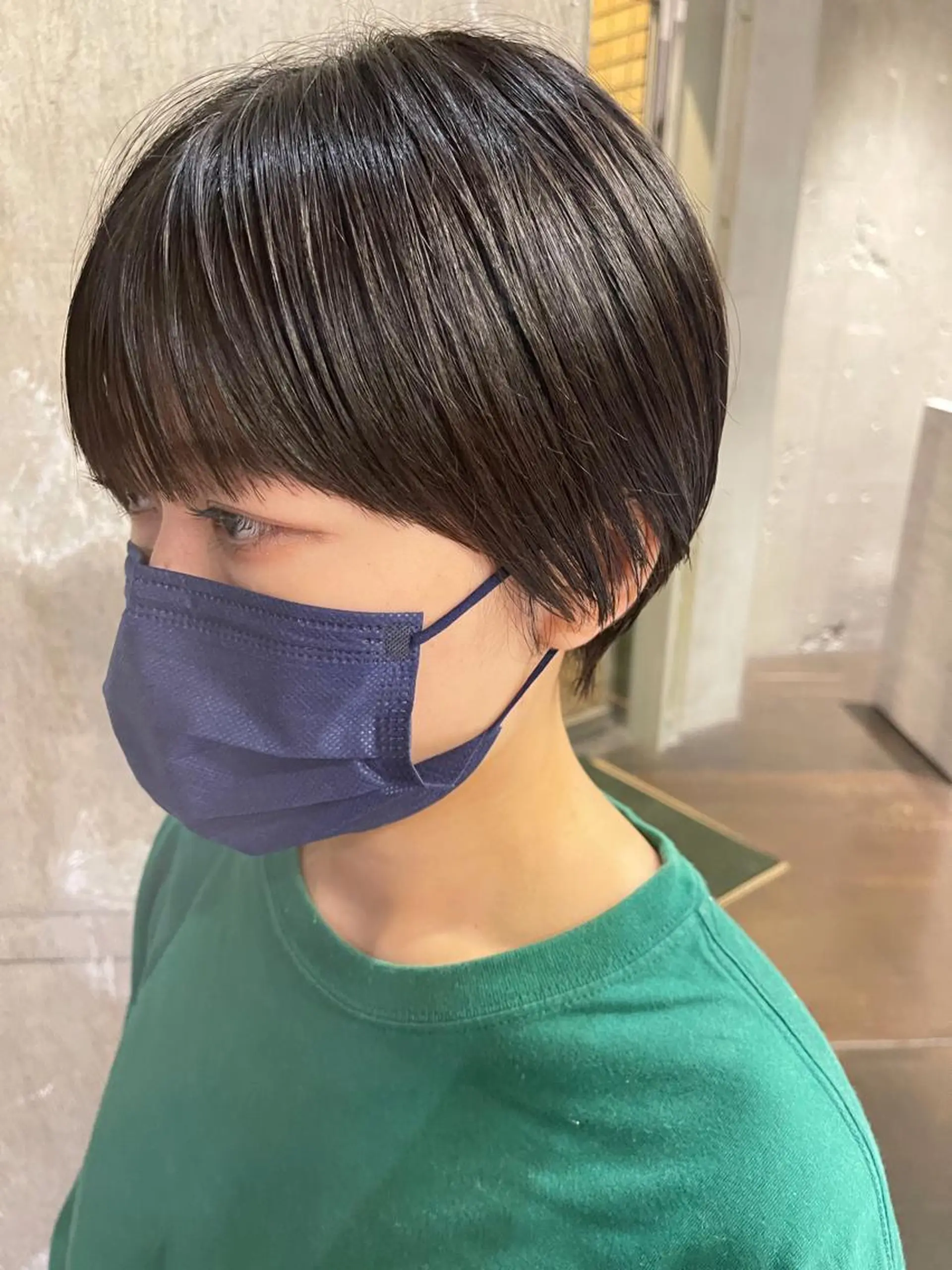 ショート レイヤー特化/小顔顔 周り/セノ/表参道のヘアスタイル