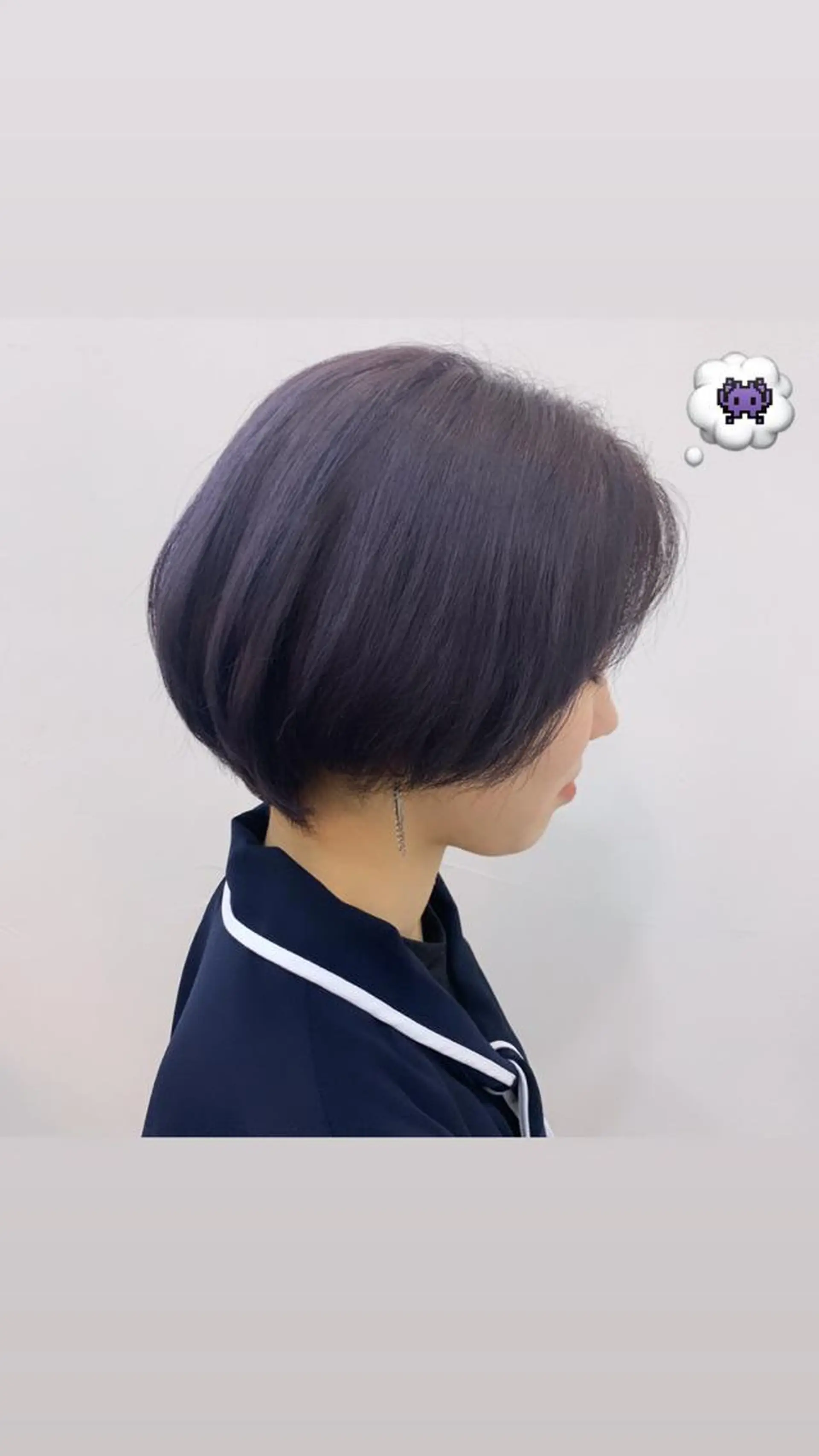 ショート アッシュ 顔まわりレイヤー/ bob及川亜沙美のヘアスタイル