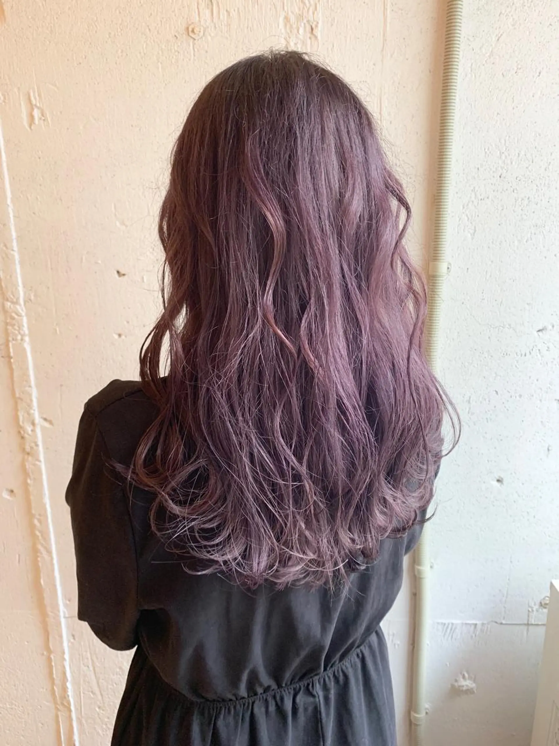ロング カラー ベージュカラー ブリーチ ヘアカラー レイヤー/大人メンズ パーマ🌀 平島拓也のヘアスタイル