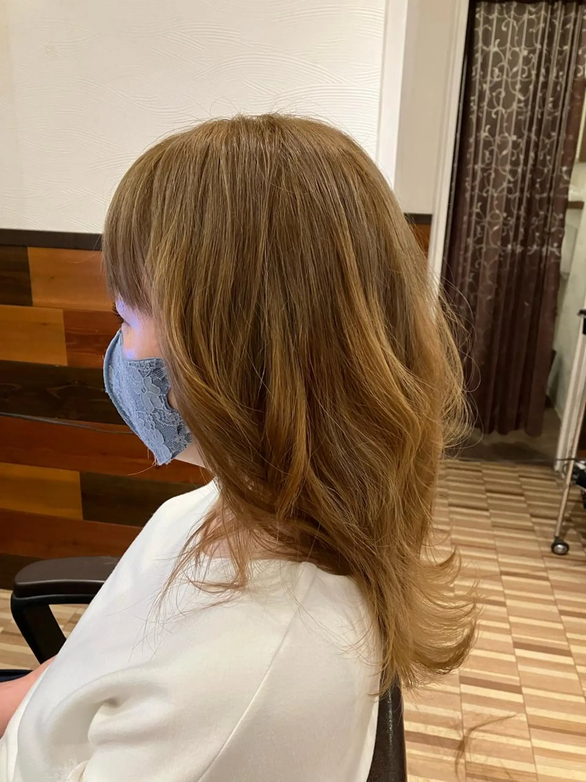 セミロング カラー S Sのヘアスタイル