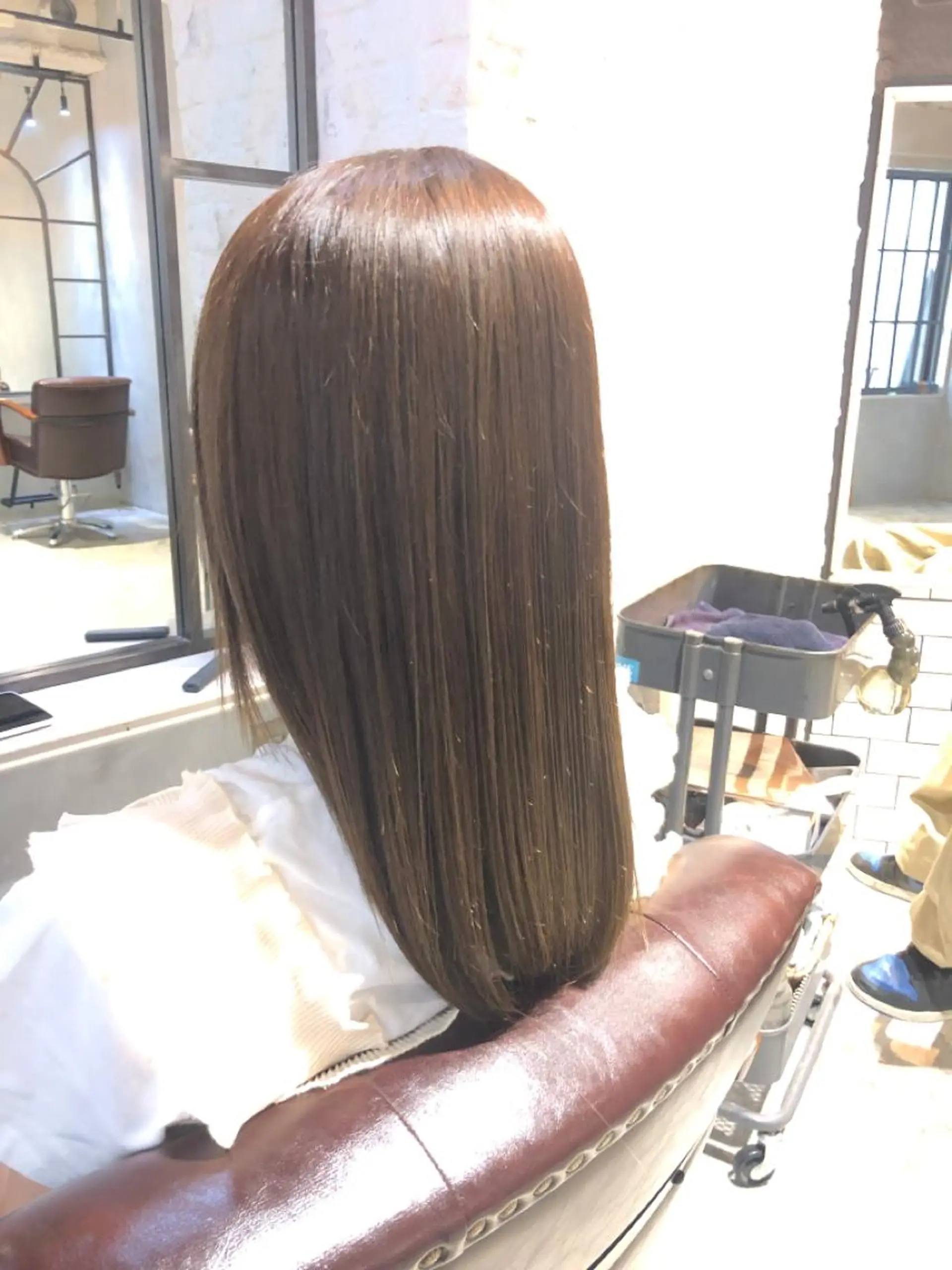 セミロング シンカ 表参道のヘアスタイル