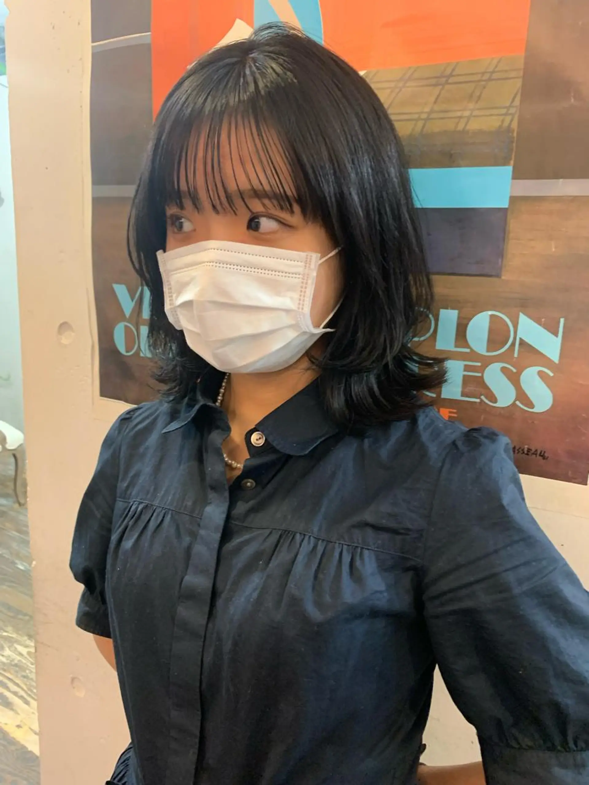 ミディアム レイヤーカット ボブ/顔まわりカット 💫大澤奈緒美のヘアスタイル