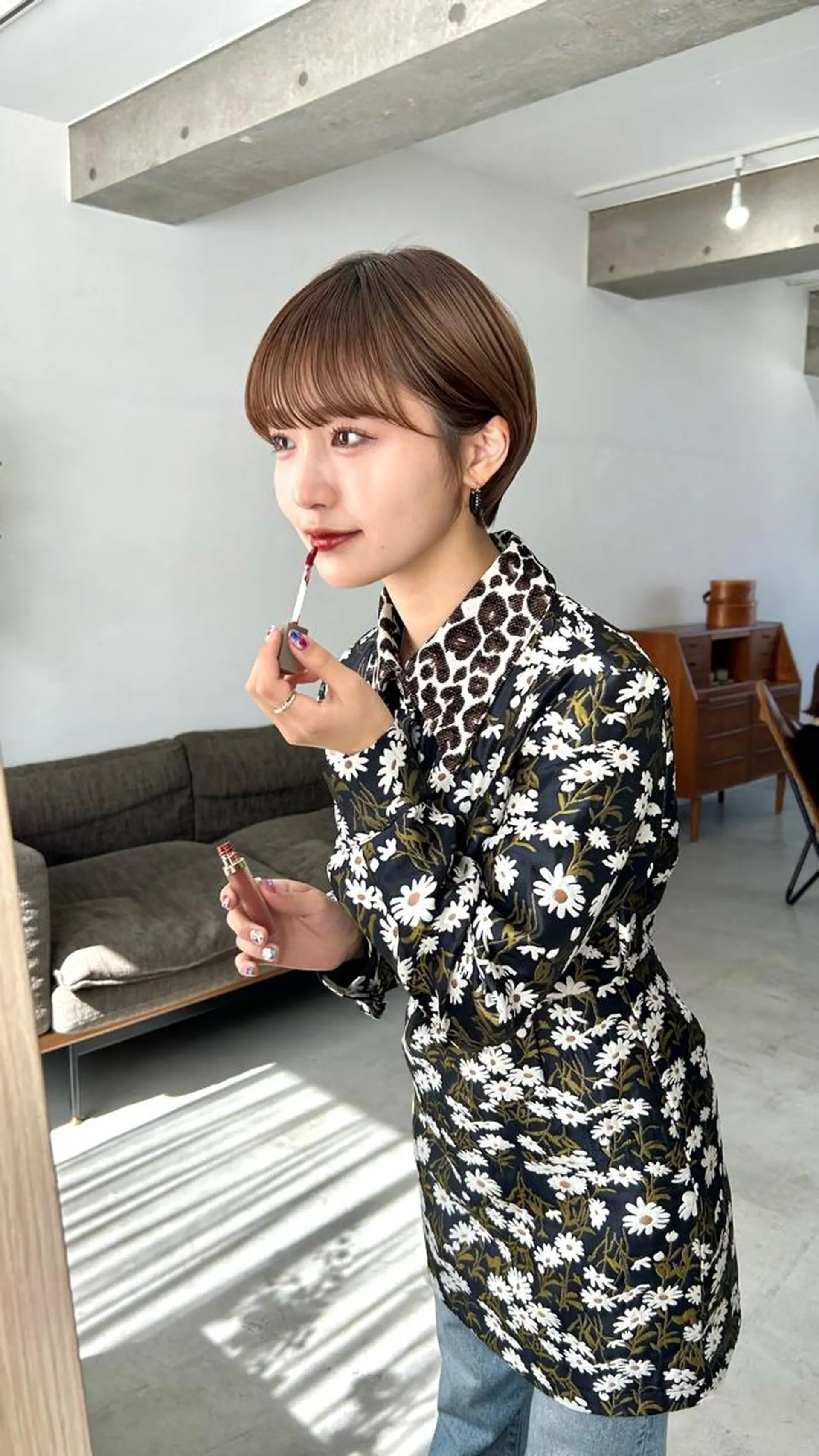 ショート カラー 一ノ瀬 暁のヘアスタイル