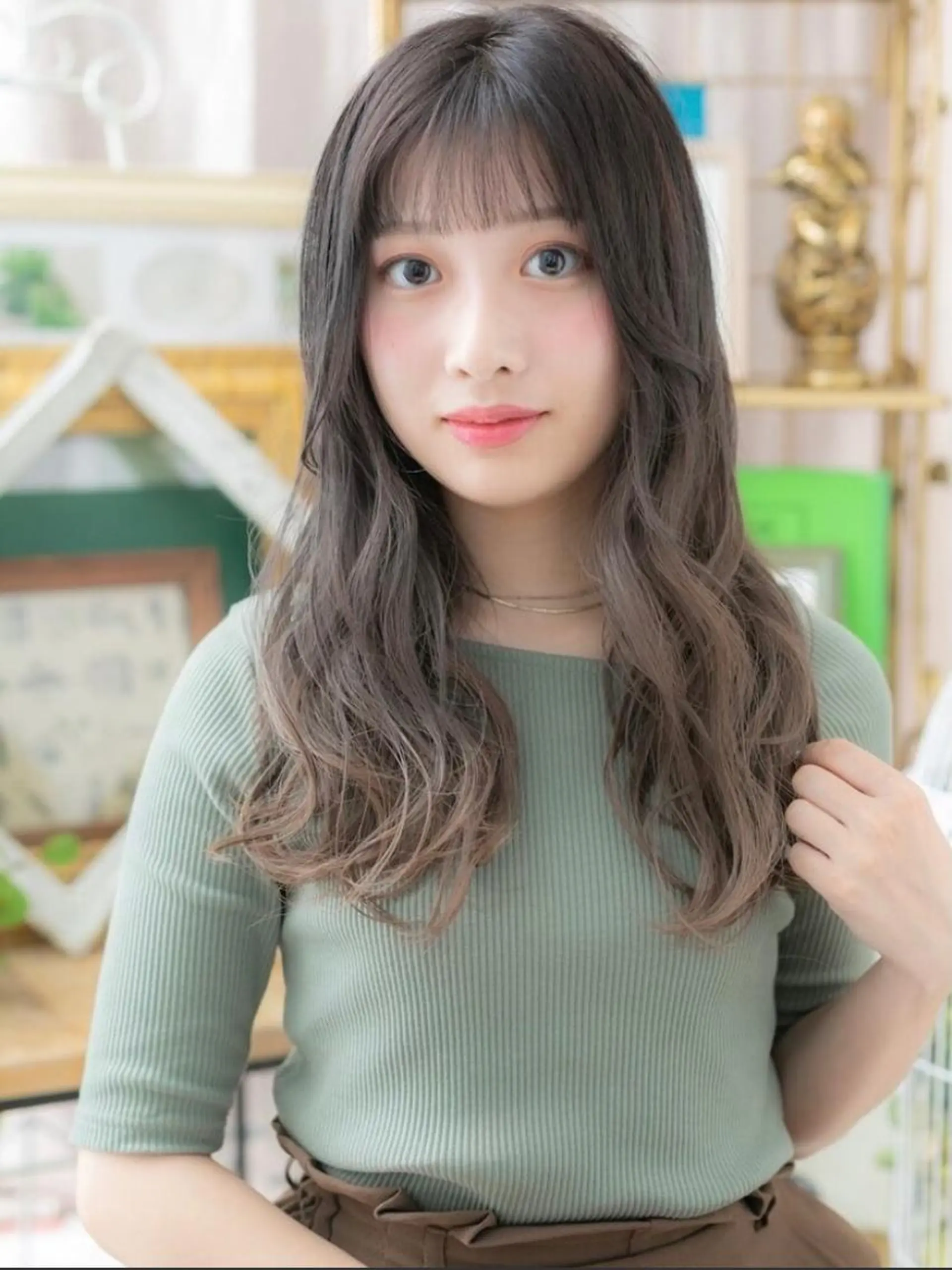 ロング 出川 宙☘️のヘアスタイル