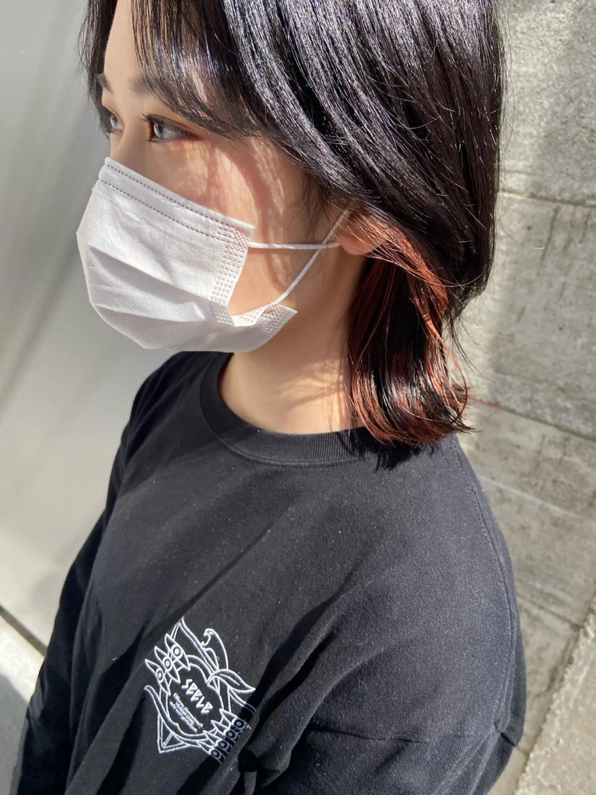 ミディアム カラー ヘアアレンジ satsuki 暖色・ブラウンカラーのヘアスタイル