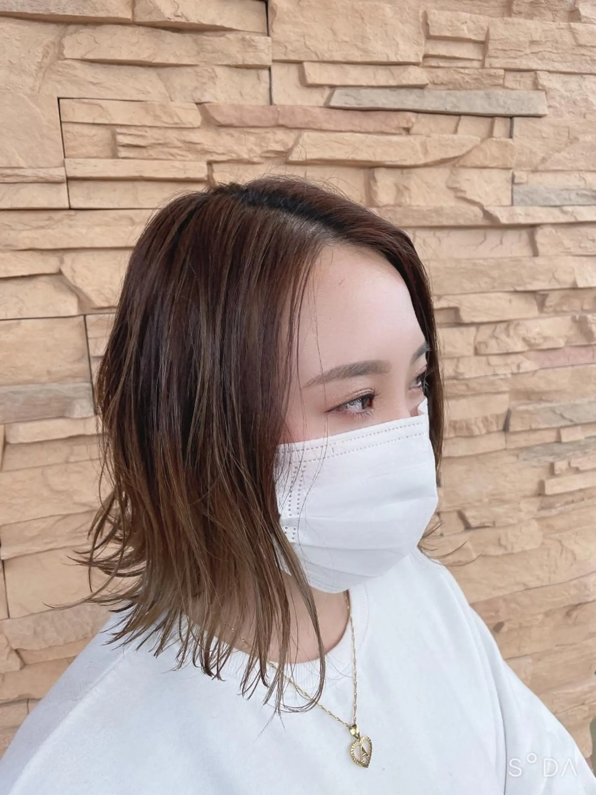 ミディアム 切りっぱなしボブ ボブ 山本瑞己 (ヤマモトミズキ)のヘアスタイル