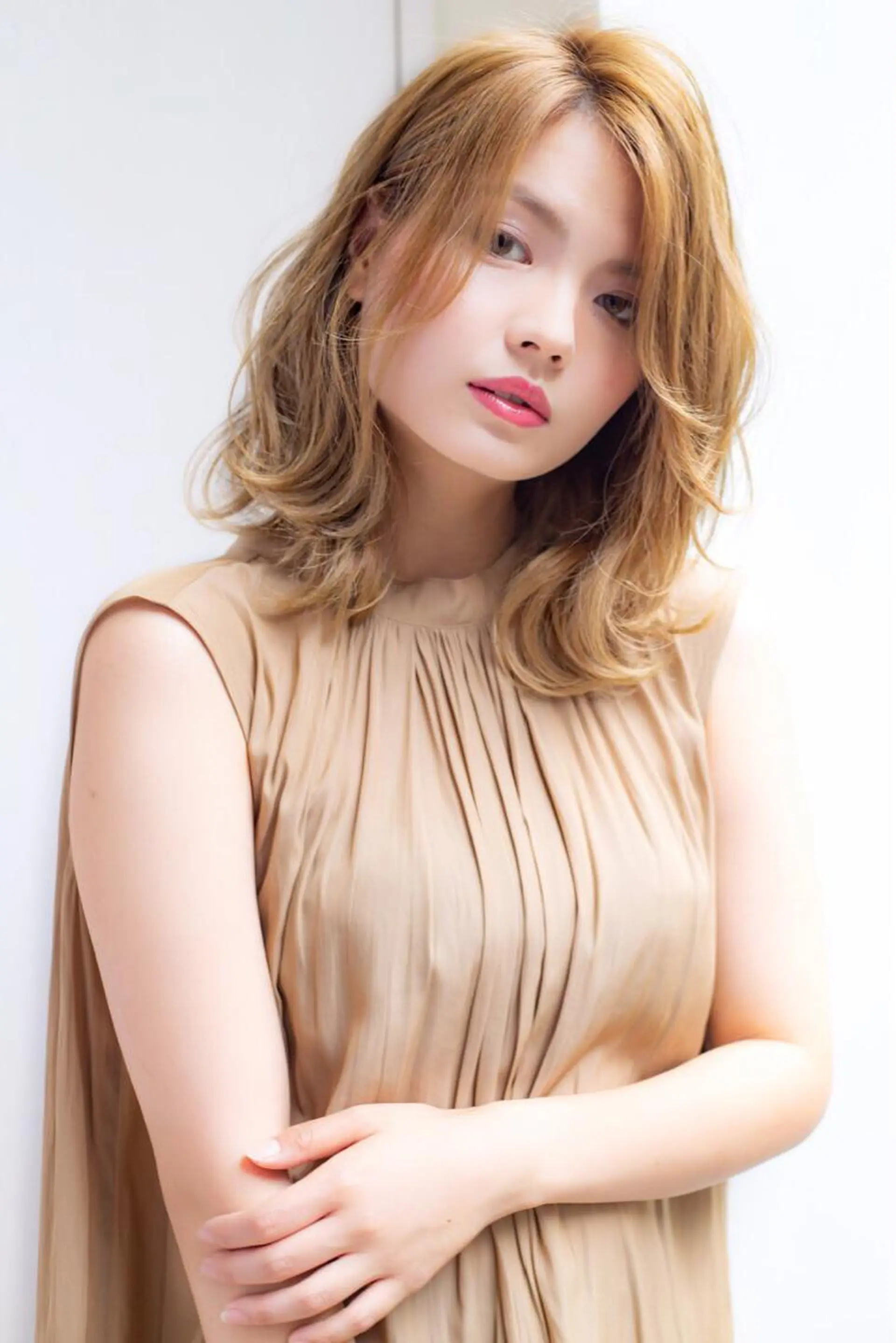 ミディアム カラー カット ヘアカラー トリートメント 似合わせ/小顔カット 🔷山方直也のヘアスタイル