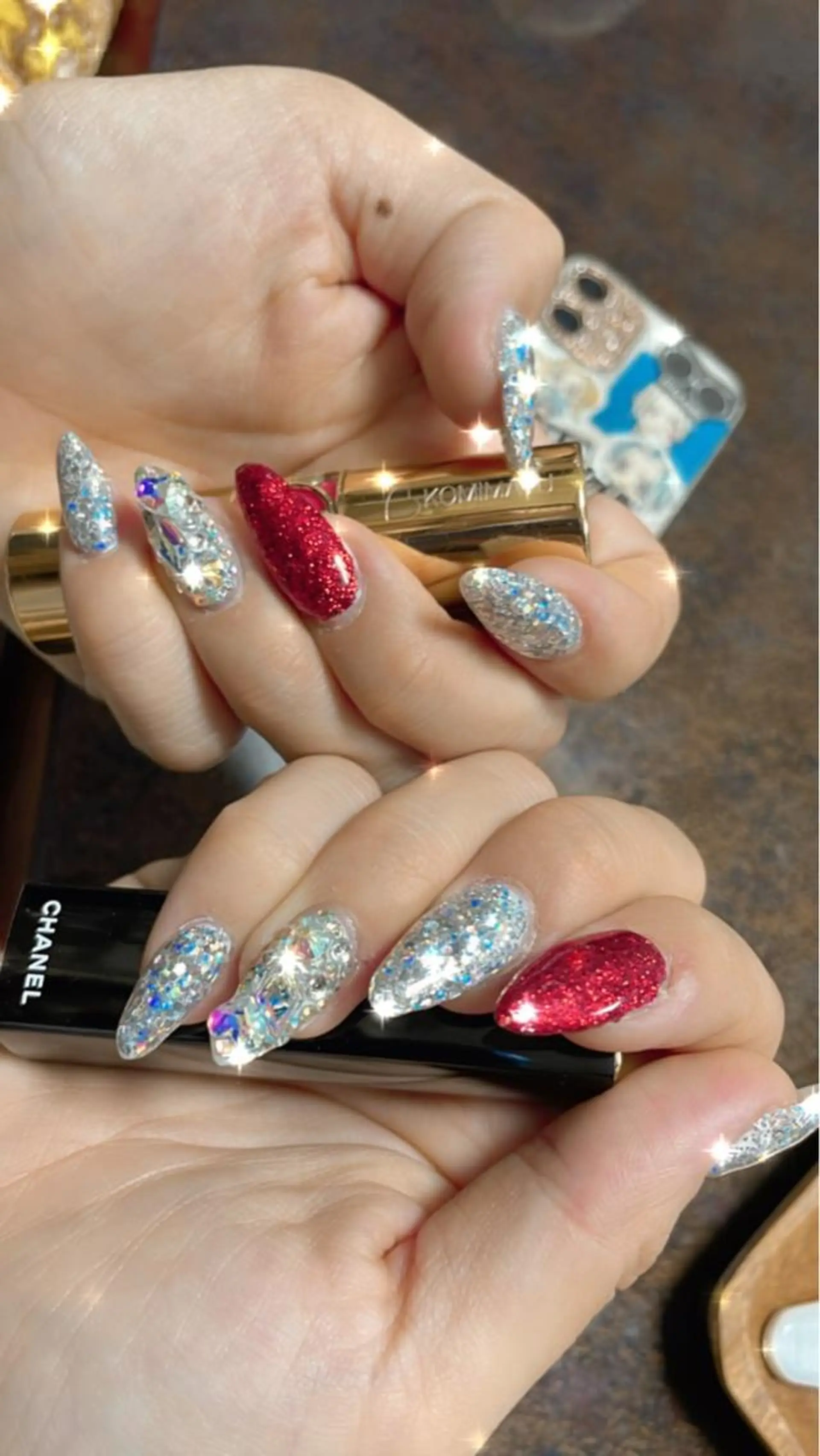 ロング see love gritterのネイルデザイン