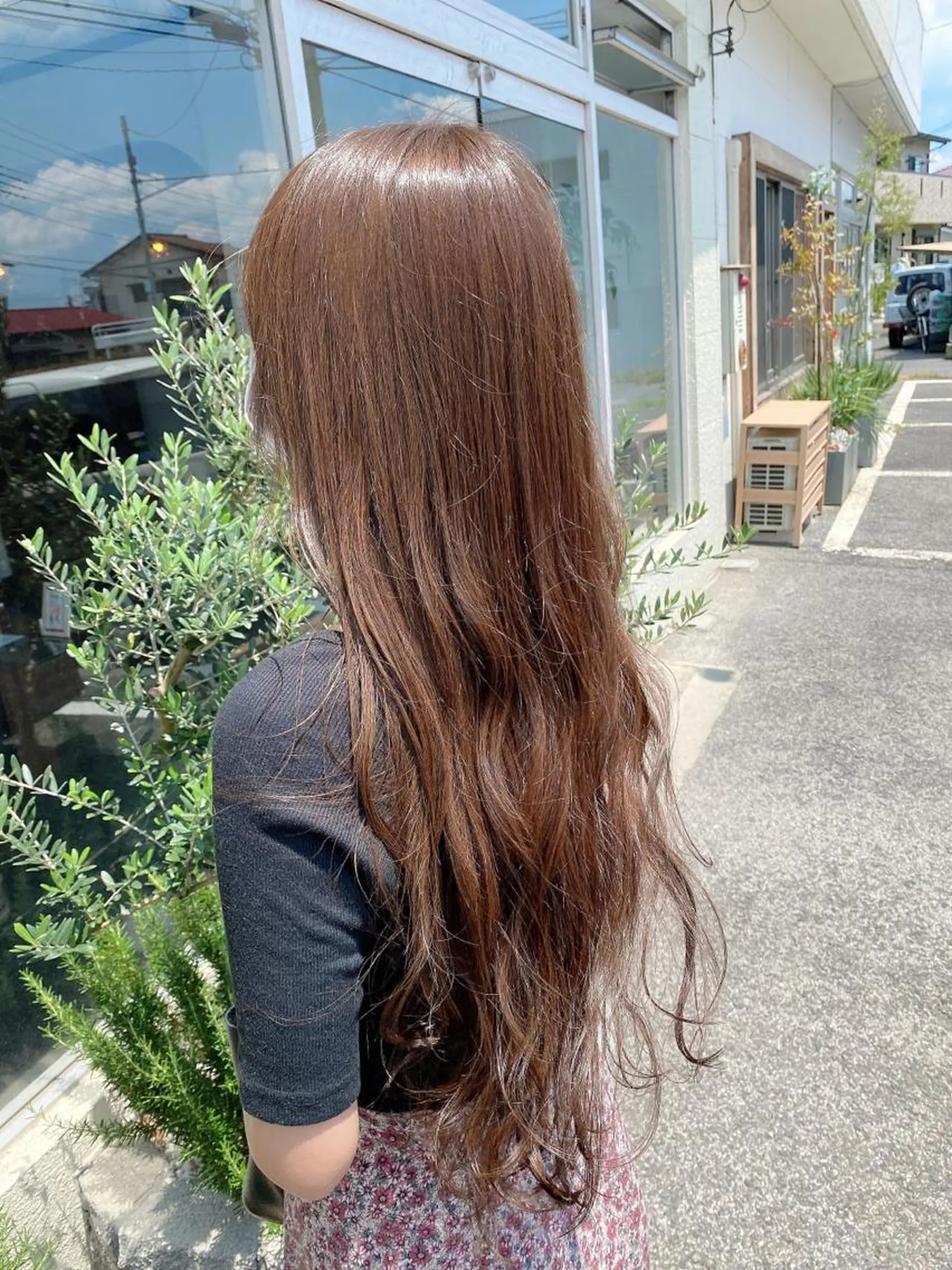 ロング カラー ヘアカラー トリートメント 小森 拓哉のヘアスタイル