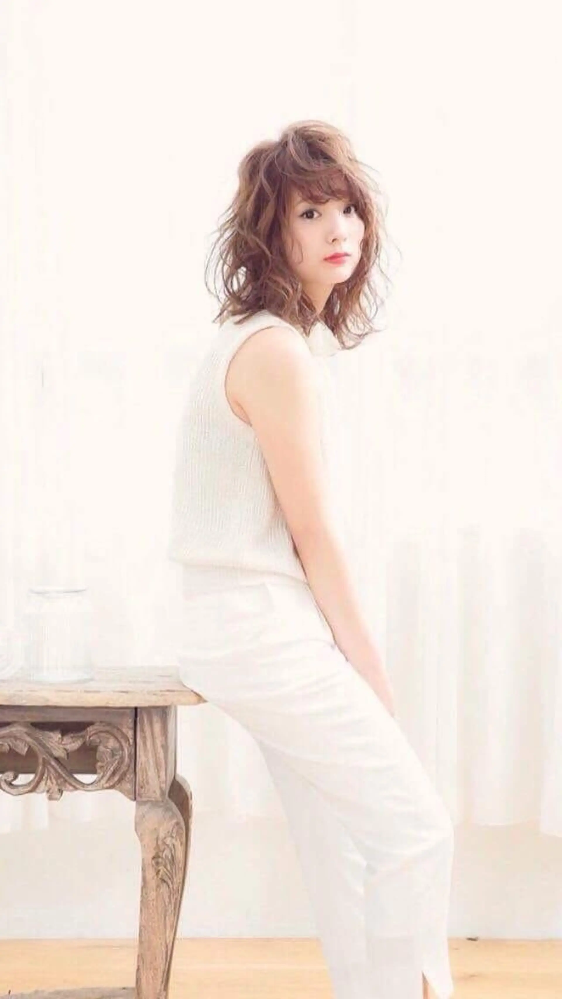 ミディアム 林 瑞起のヘアスタイル