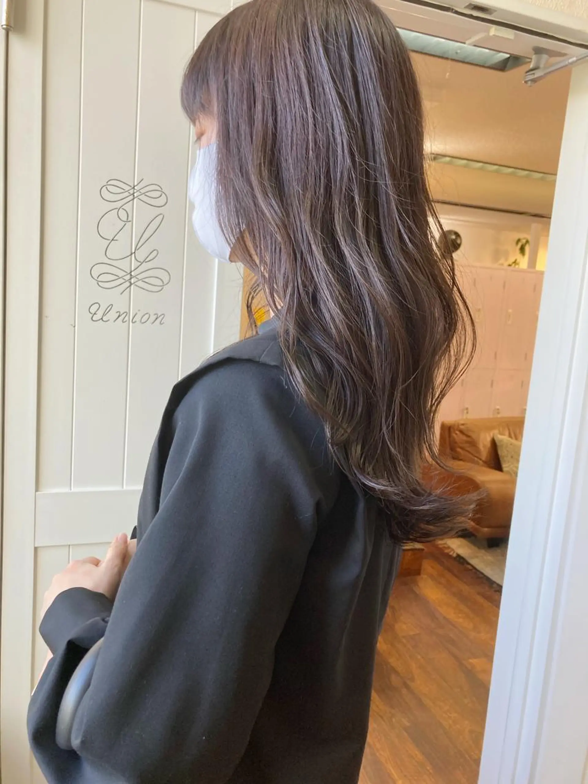 ロング カラー ラベンダーカラー カット ヘアカラー トリートメント 小木曽智美 /ボブ/ショートのヘアスタイル