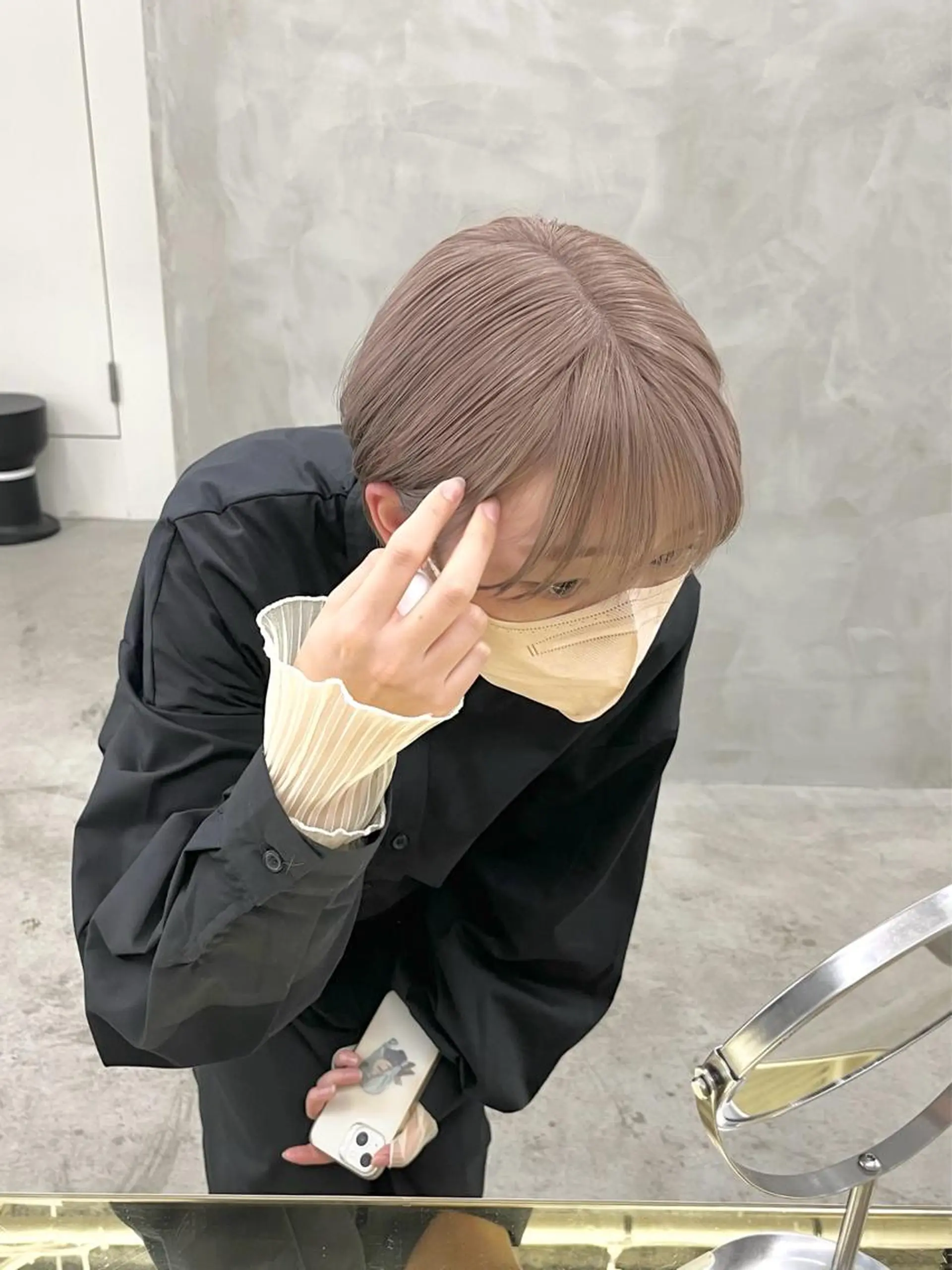 ショート カラー カット ヘアカラー トリートメント ヘアセット 🌿似合わせ透明感 カラー松本朋幸🌿のヘアスタイル