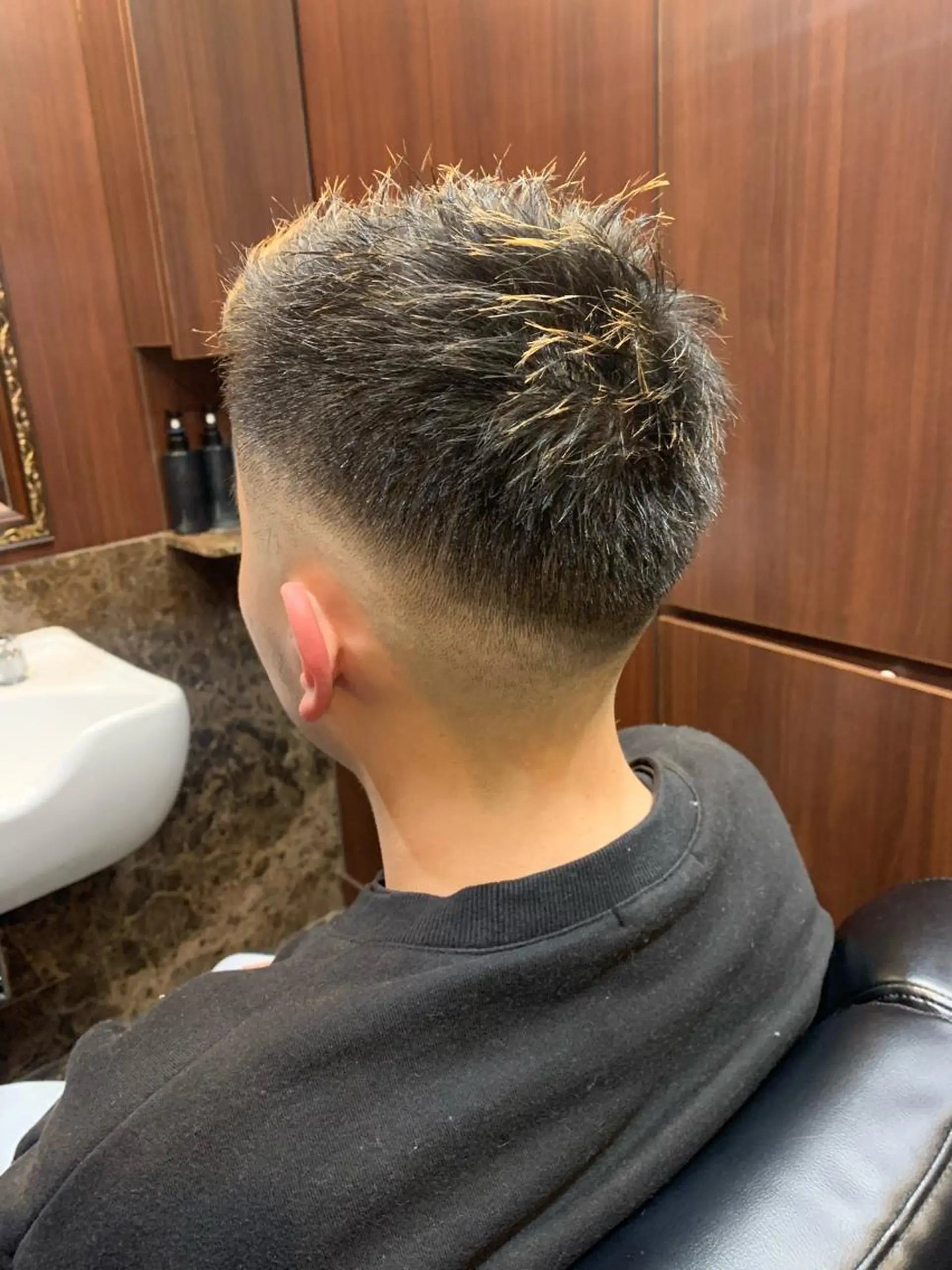 ショート メンズ 羽木 隆徒のヘアスタイル