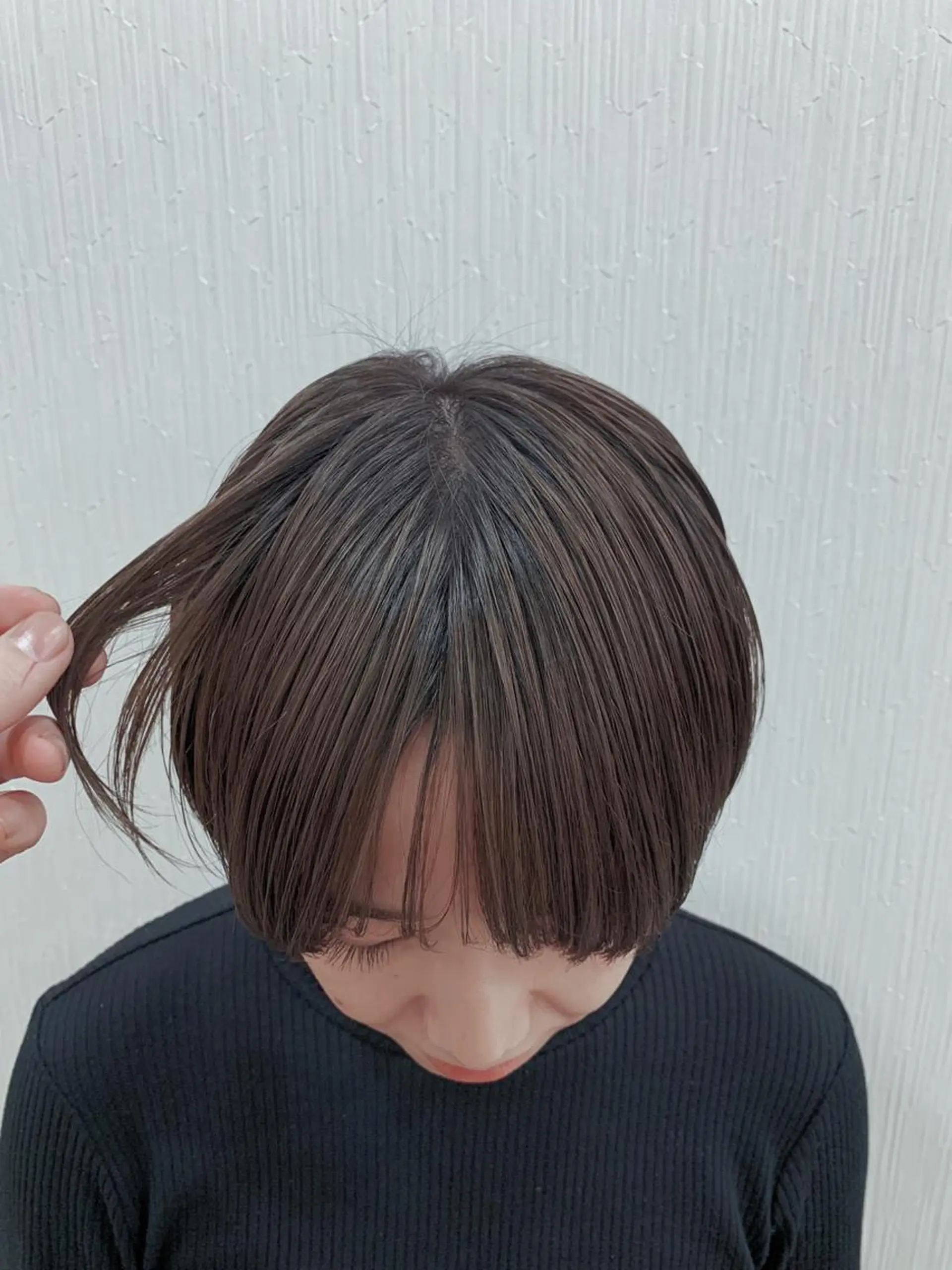 ショート カラー レイヤーカットモデル 募集/藤原一真のヘアスタイル