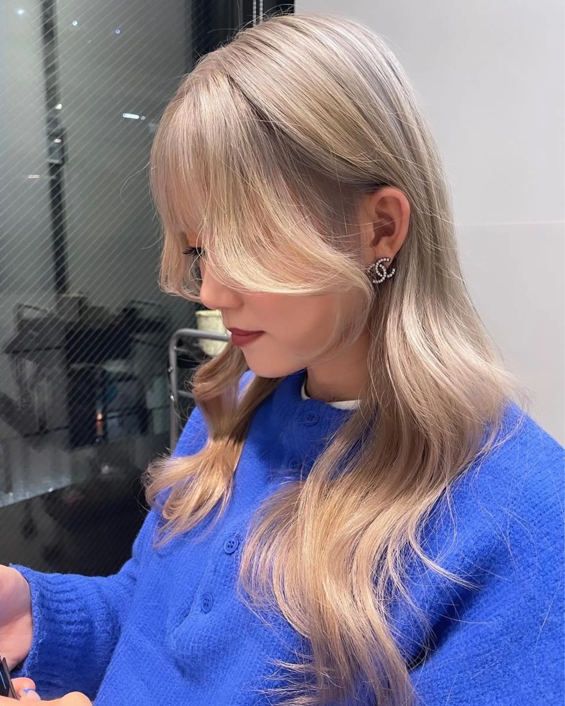 ミディアム カラー 韓国ヘア 店長NEGIのヘアスタイル