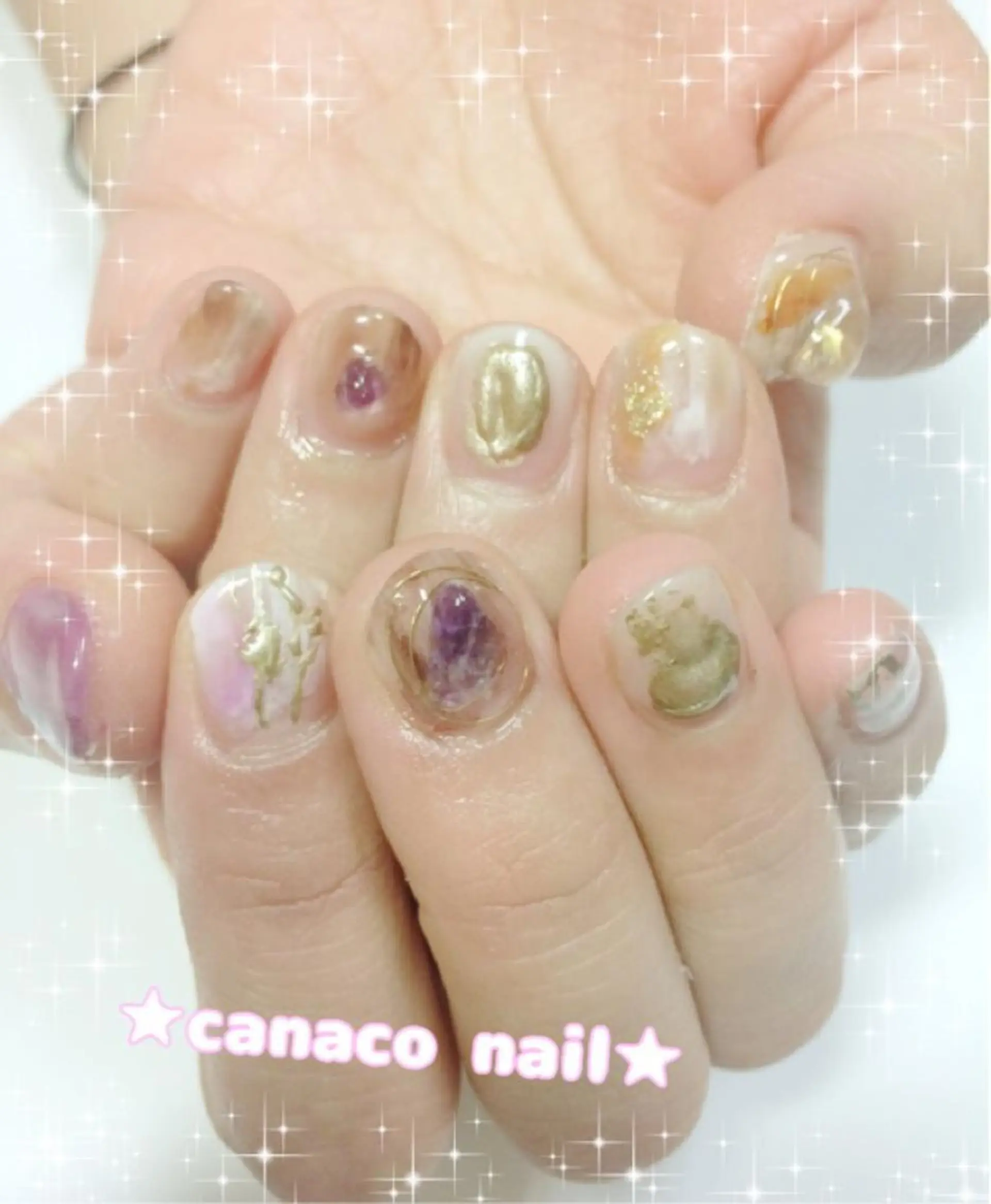 ネイル ハンドネイル ハンドケア ベテランネイル cnc  nailのネイルデザイン
