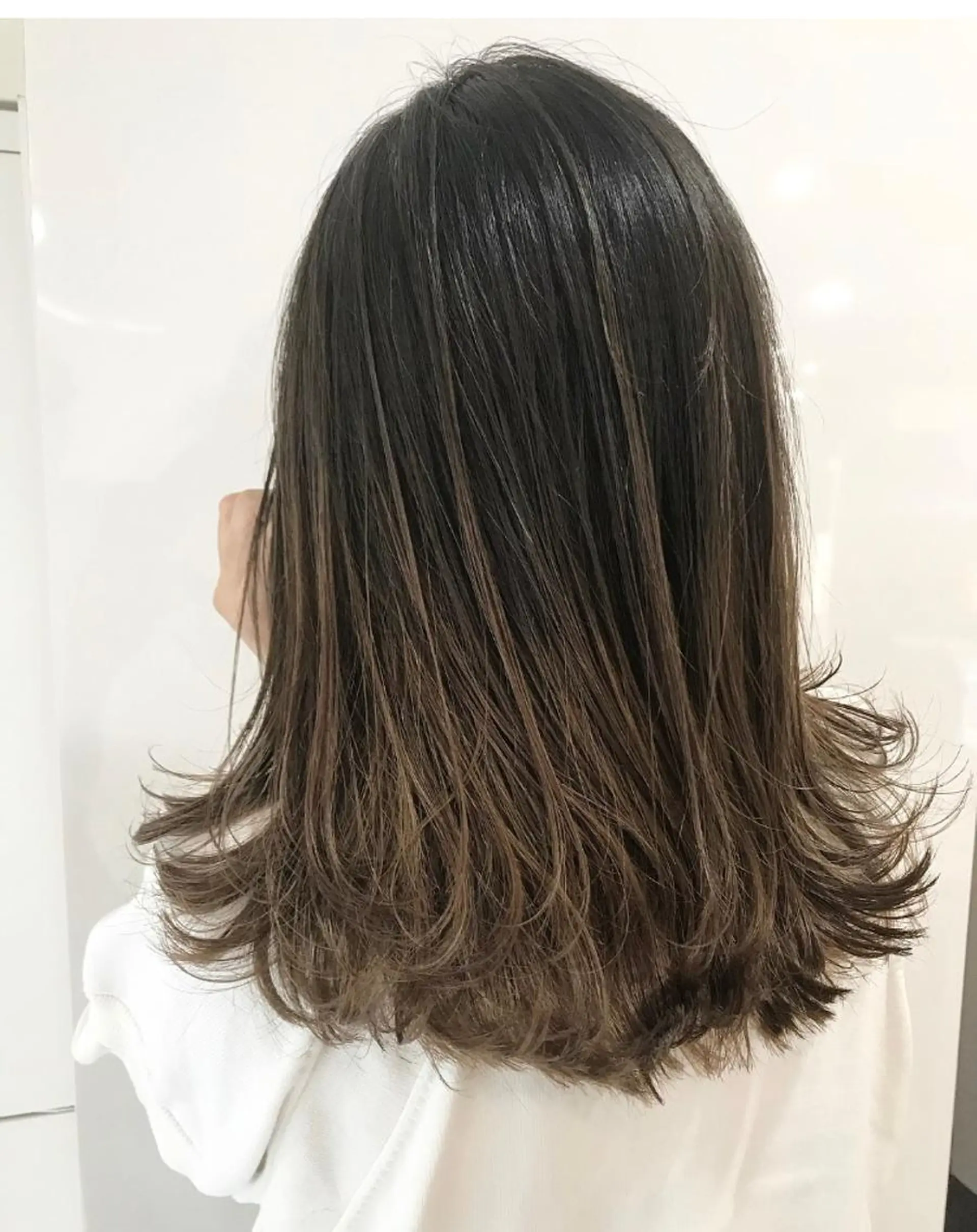 セミロング カラー 外国人風カラー NORME経堂 nonのヘアスタイル