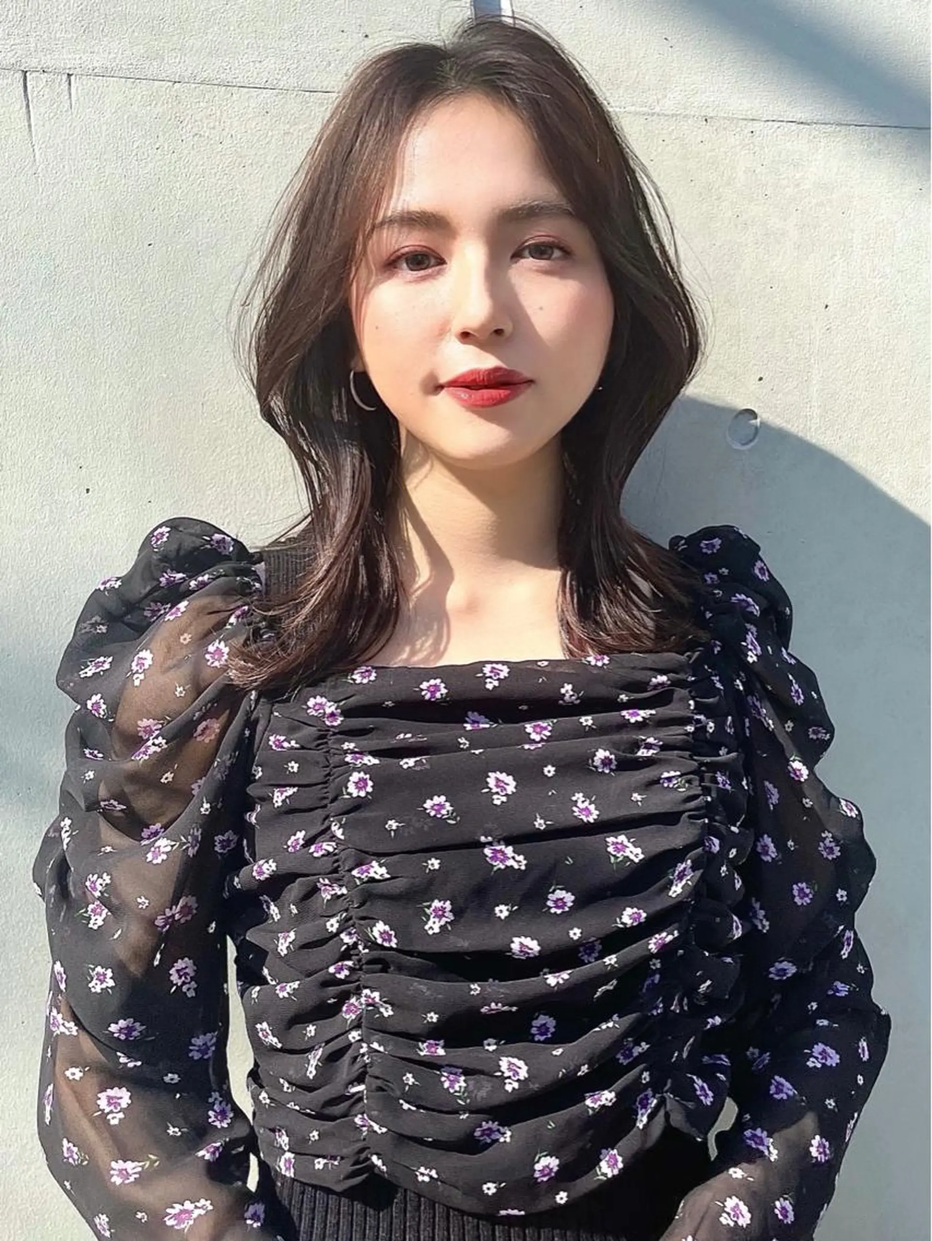 ミディアム 韓国🇰🇷透明感 ERIのヘアスタイル