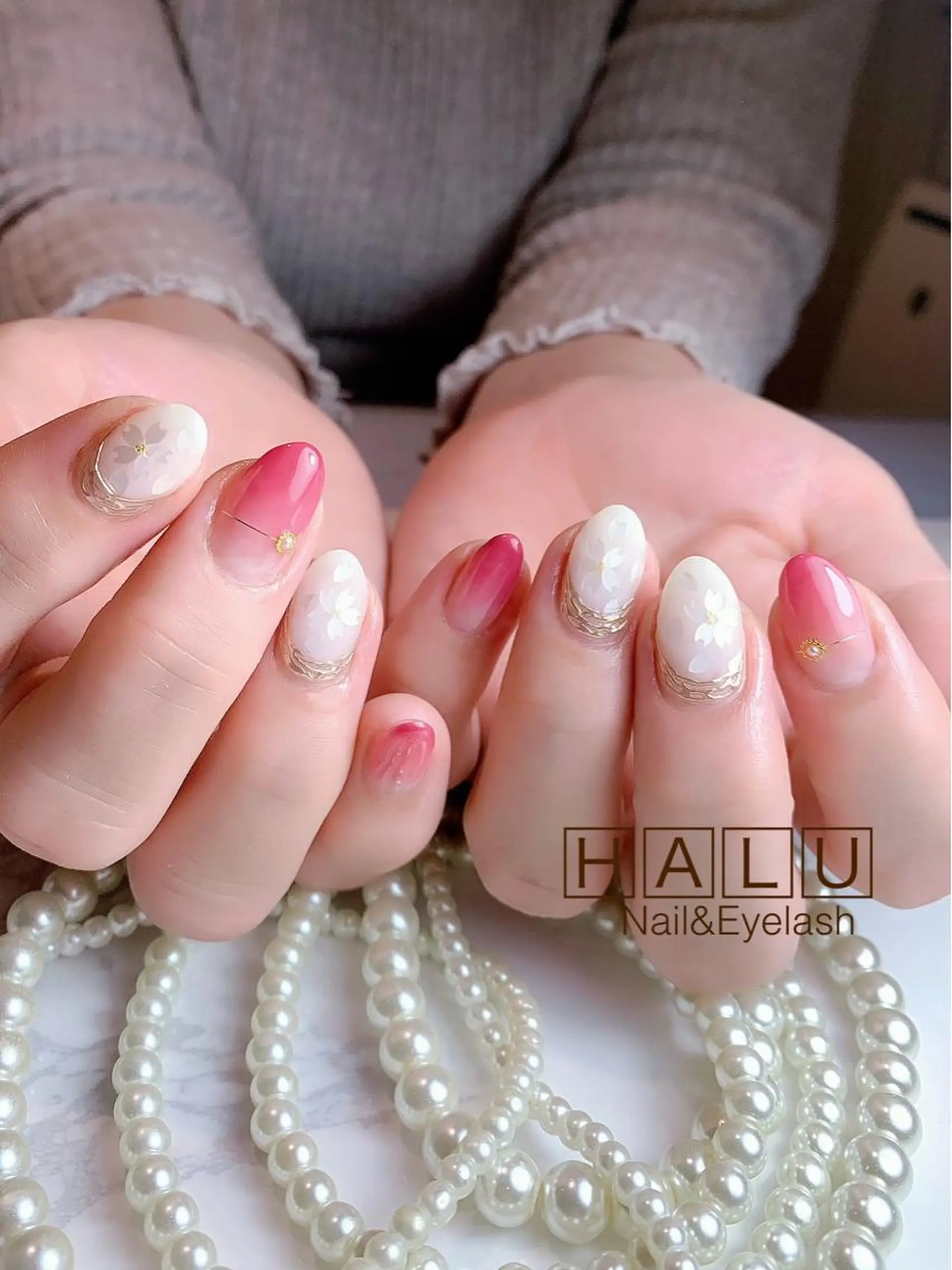 ネイル 桜ネイル HALU ハルのネイルデザイン