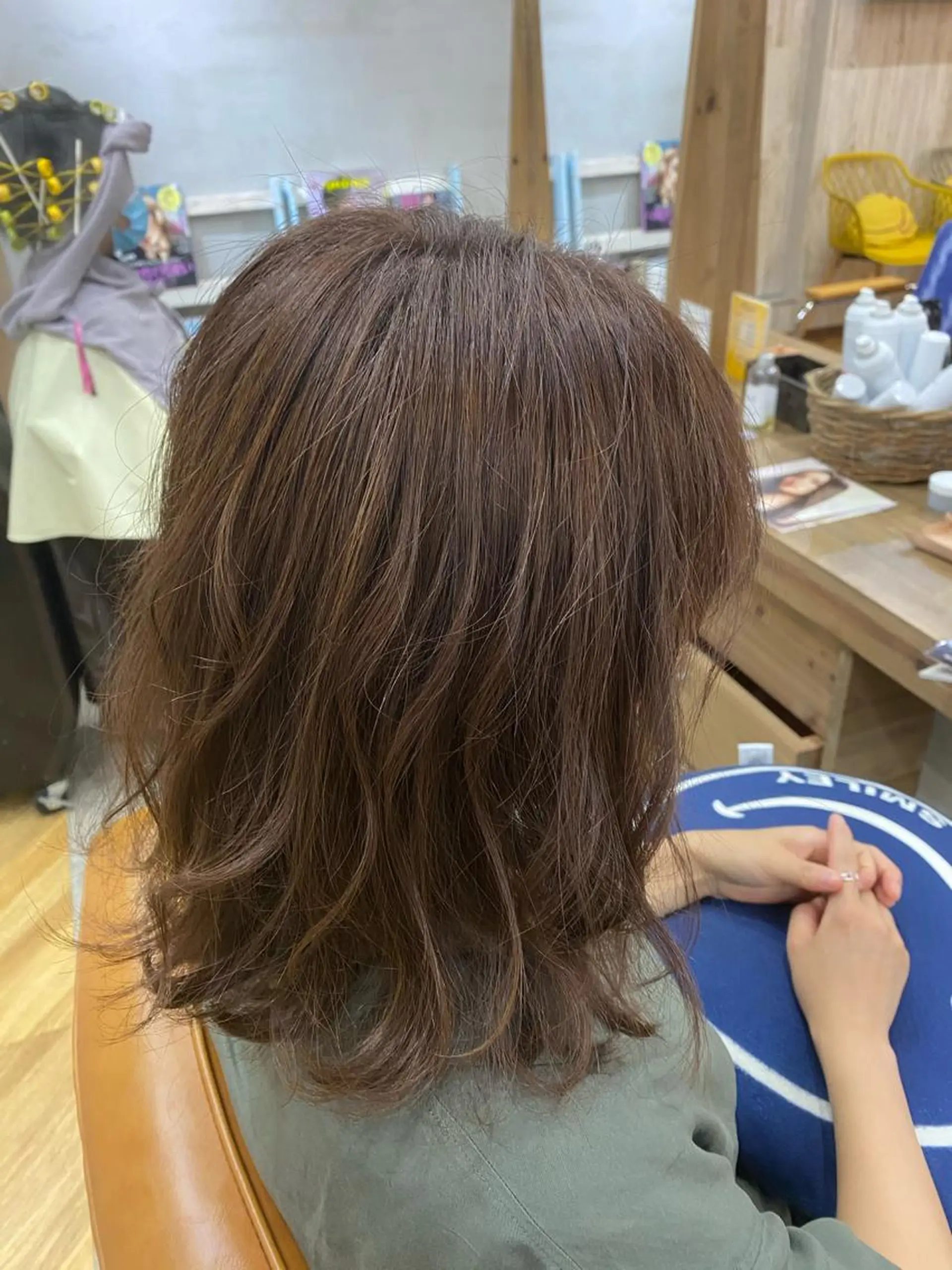 ミディアム 藤野 陵平のヘアスタイル