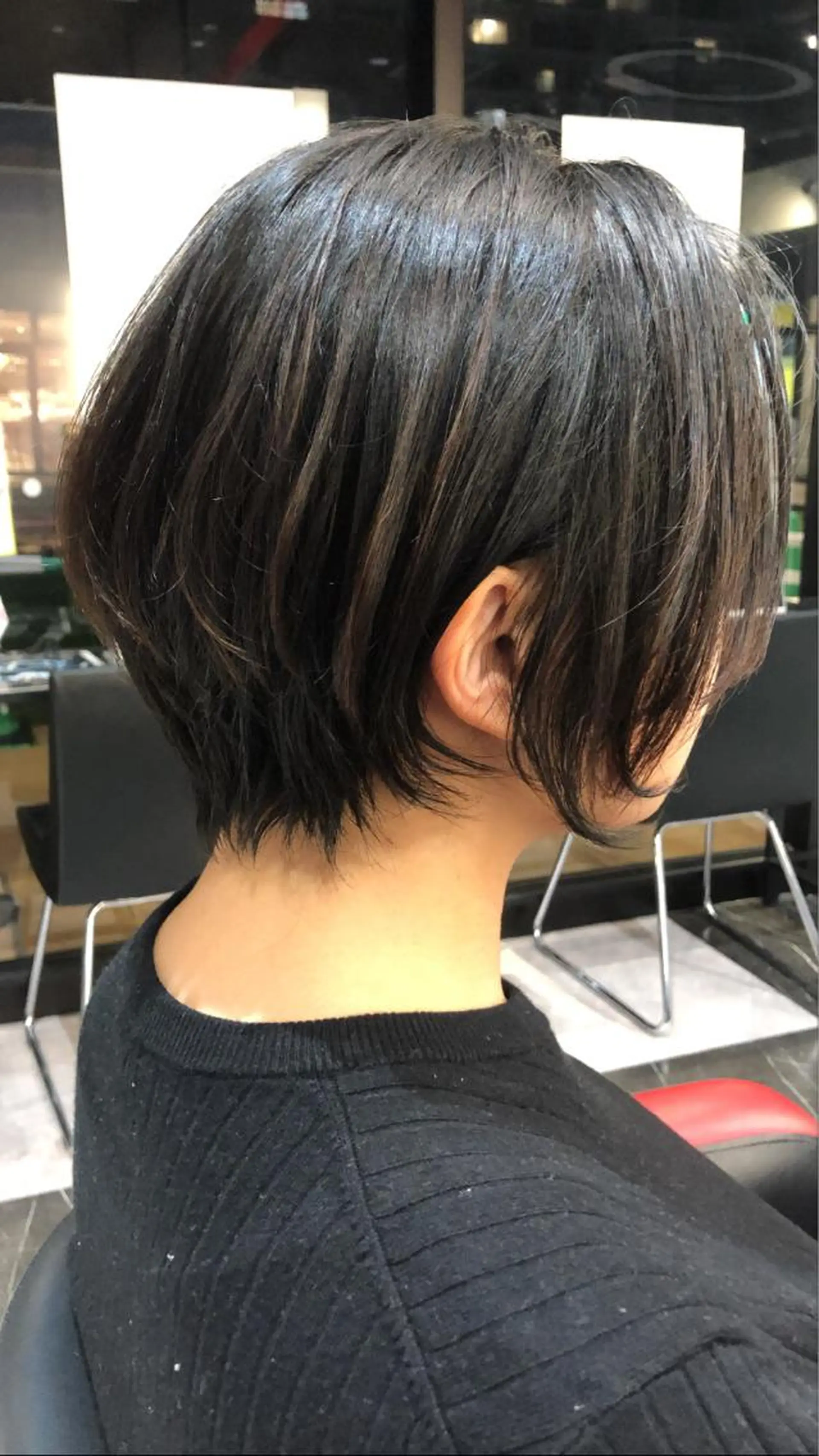 ショート ショートボブ ボブ ショートヘア メンズヘア特化 崎田 成人のヘアスタイル