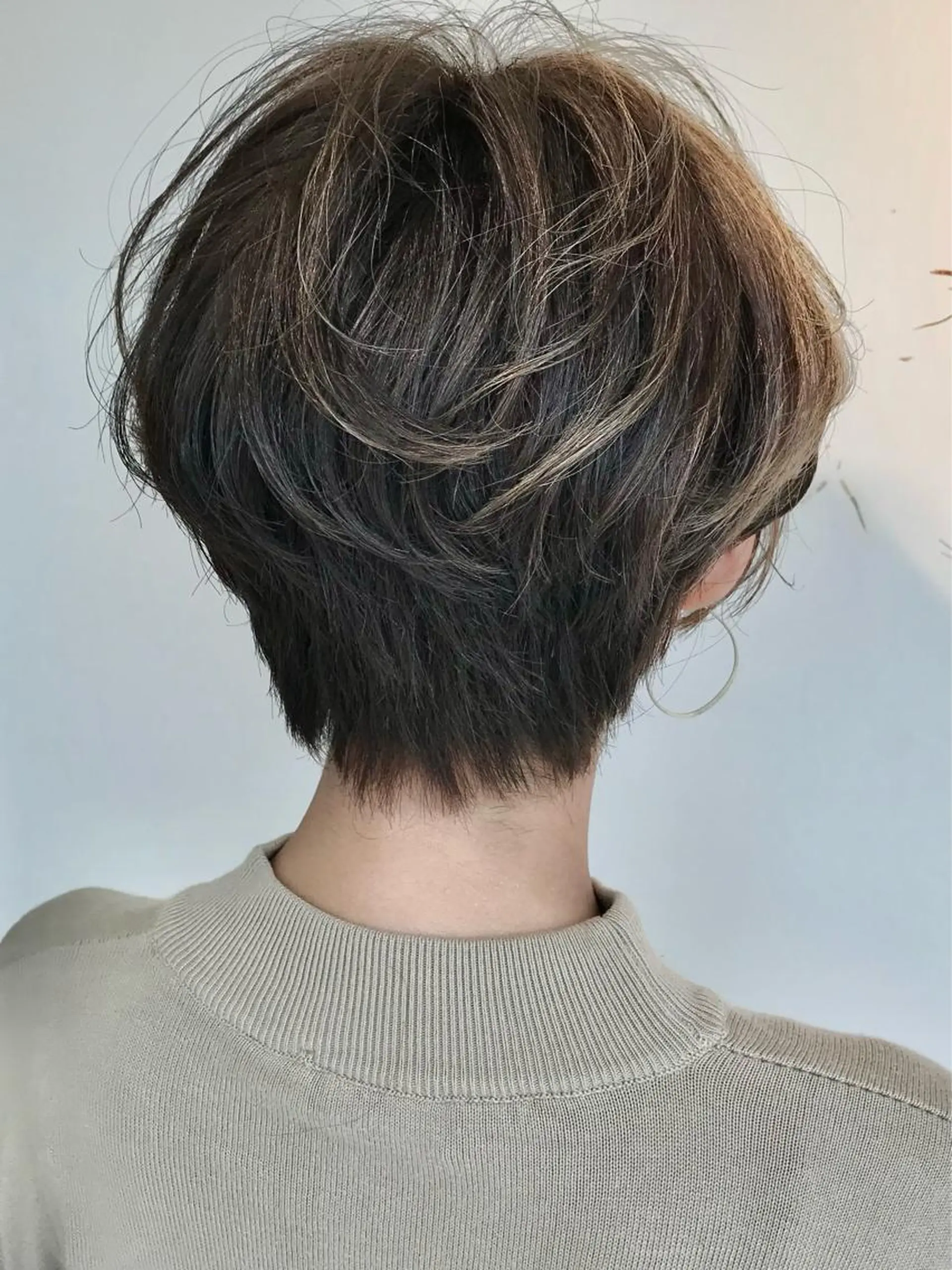 ショート カラー カット 岡崎勇人/レイヤー/ 韓国/ケラチンTRのヘアスタイル